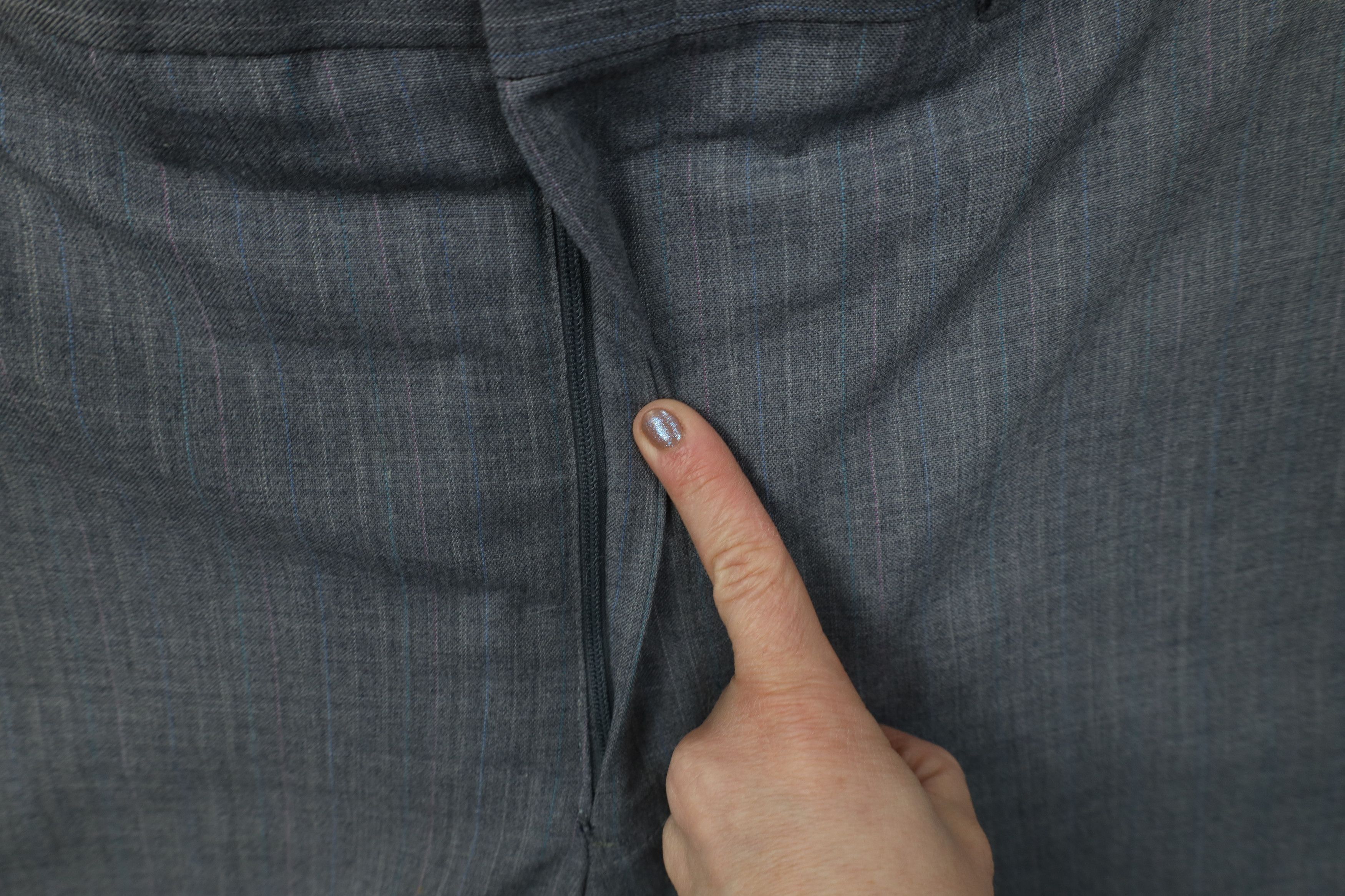Vintage Vintage 70s Streetwear Pinstriped Wide Leg Chino Pants US Size US 34 / EU 50 - 6 Thumbnail