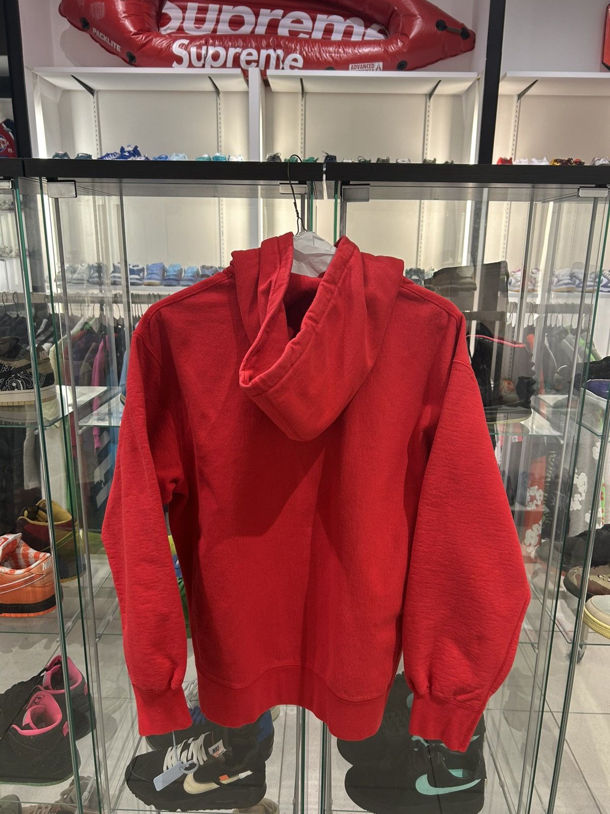 Supreme Supreme cross box logo red hoodie Size US L / EU 52-54 / 3 - 4 Thumbnail