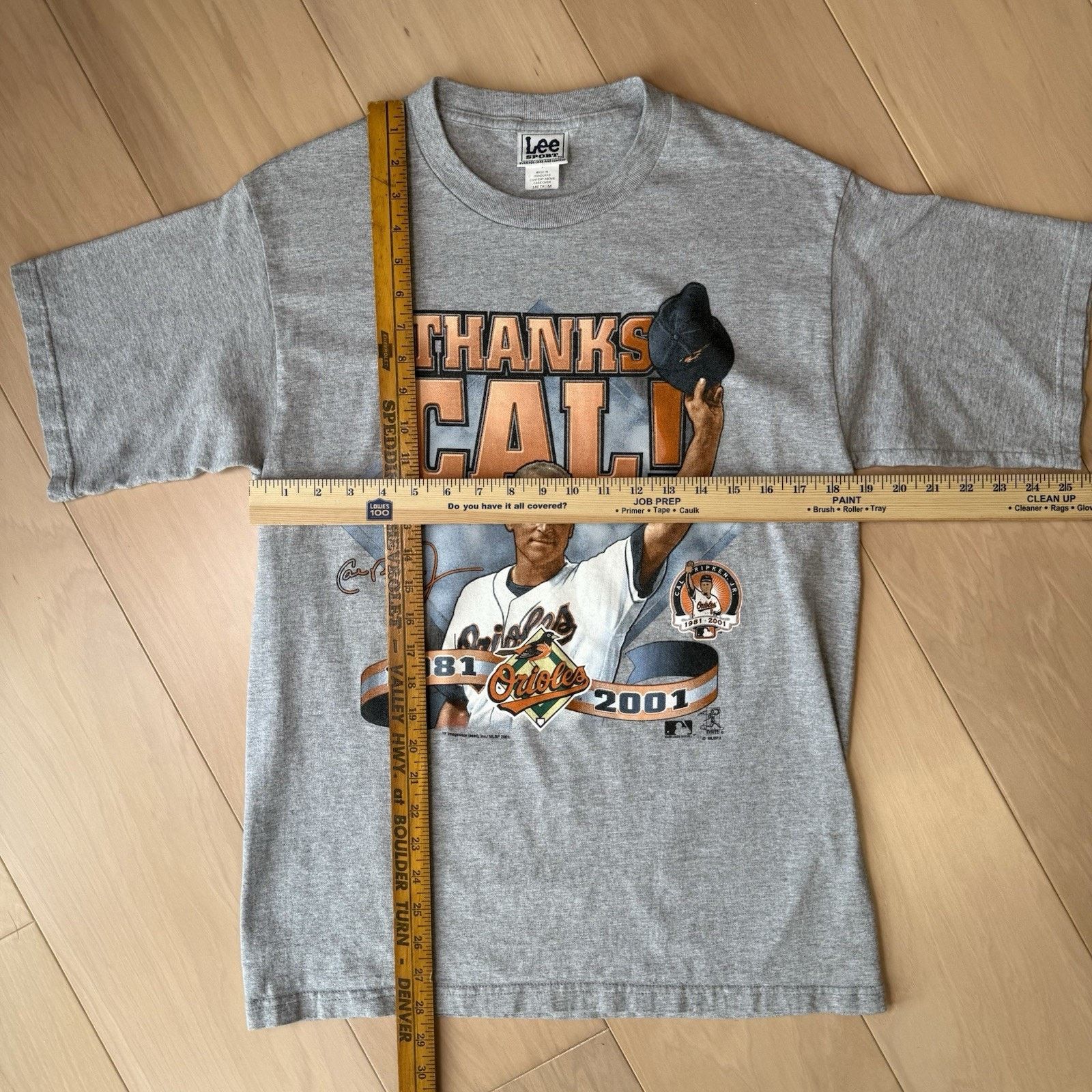 Vintage Vintage Cal Ripken JR Shirt Medium Gray Y2K MLB Lee Sport Size US M / EU 48-50 / 2 - 3 Thumbnail
