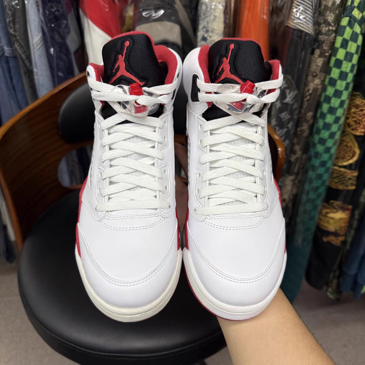 Jordan Brand Air Jordan 5 "Fire Red" K15 Size US 8 / EU 41 - 5 Thumbnail