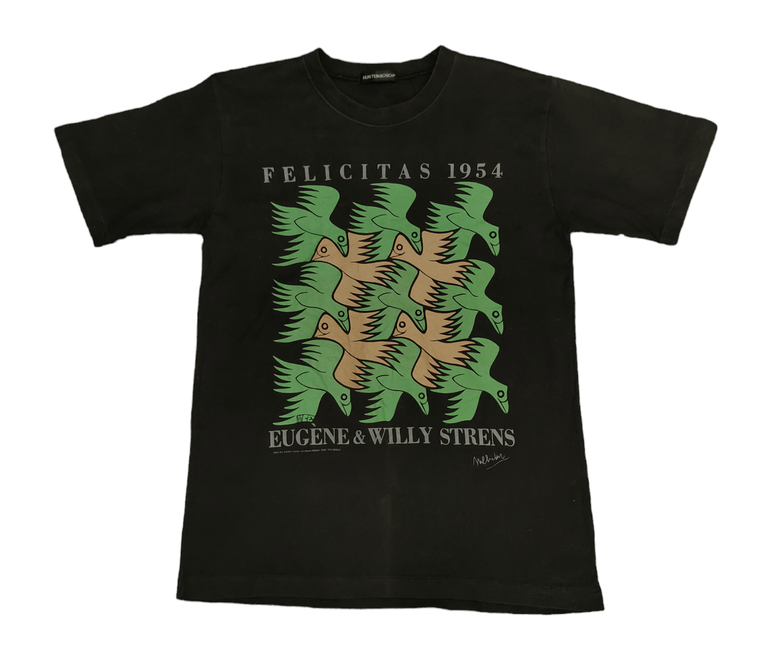 image of Art x Proleta Re Art Vintage 90's M.c Escher Felicitas 1954 Eugene & Willy Strens (Size Medium)
