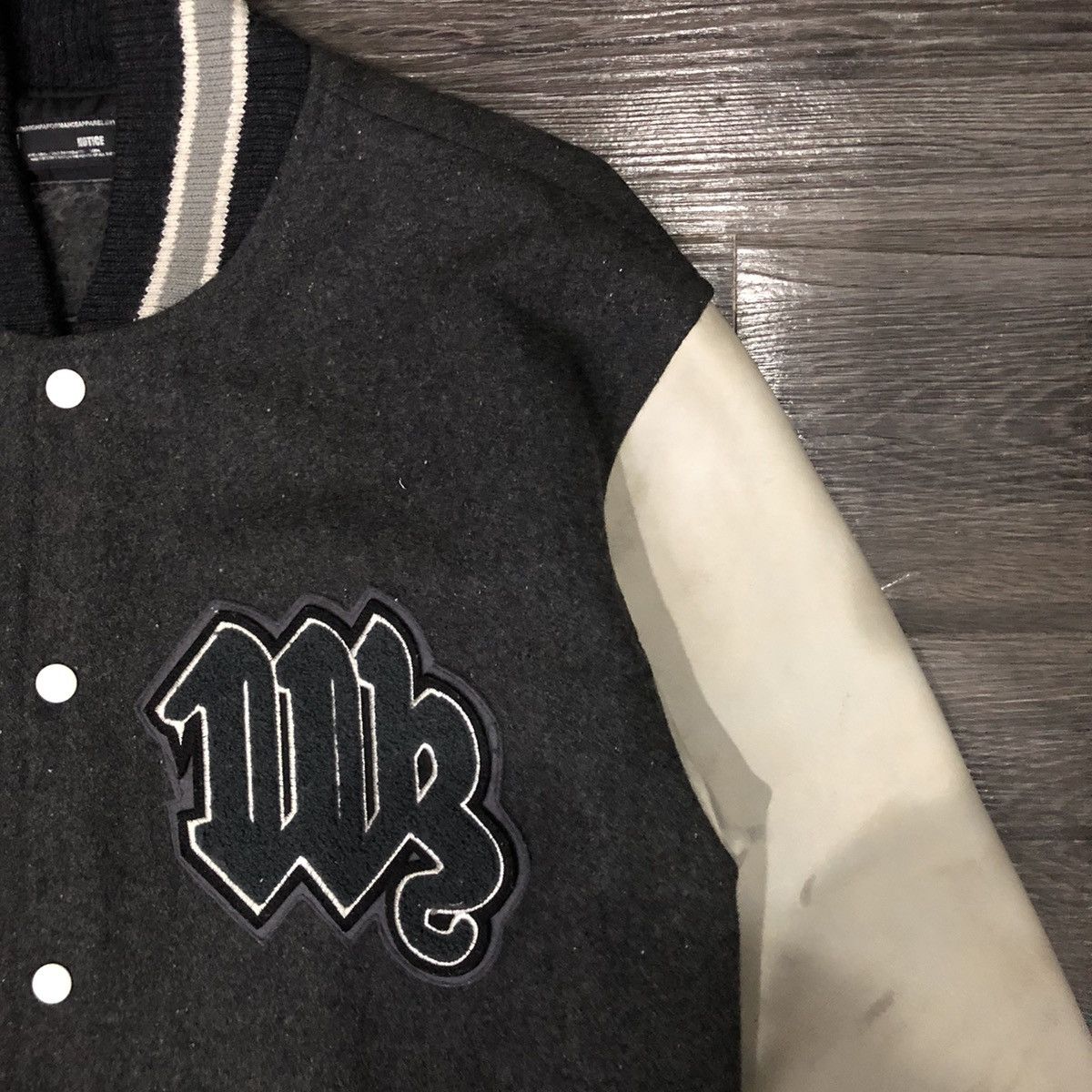 Japanese Brand Brth Breath x Number Nine emrodery cross logo varsity jacket Size US XL / EU 56 / 4 - 3 Thumbnail