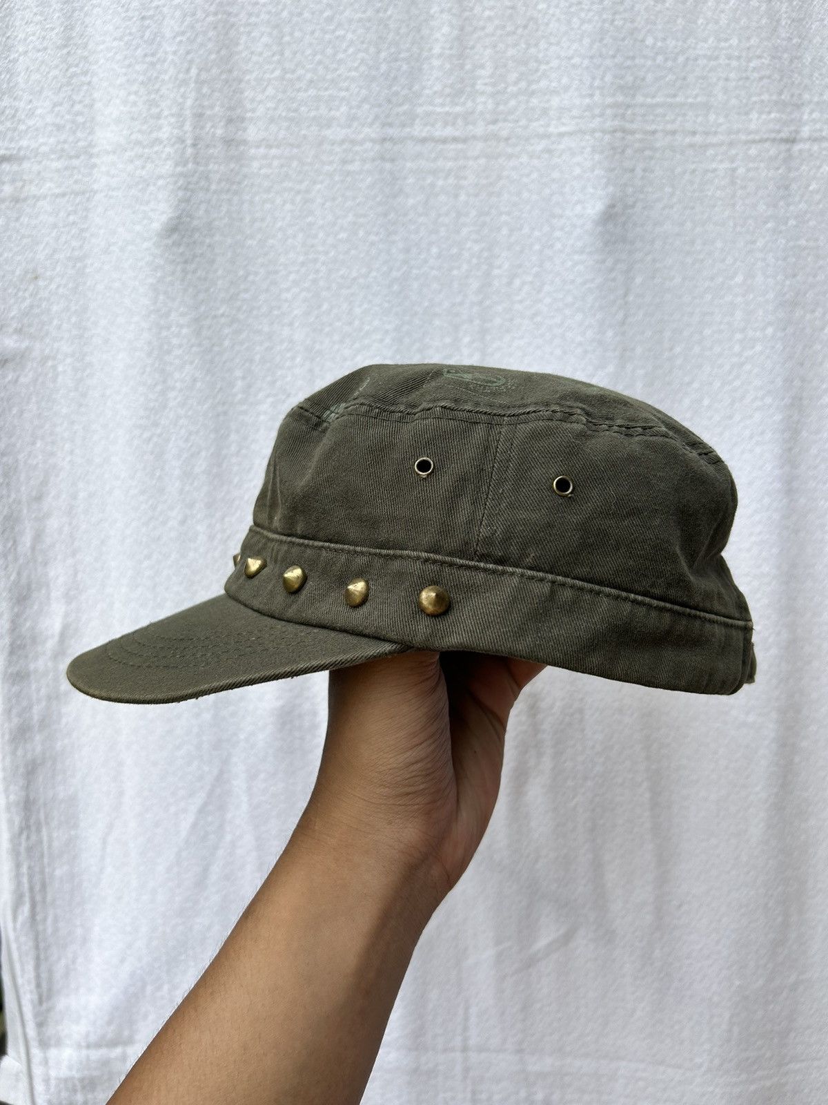 If Six Was Nine × Japanese Brand × Le Grande Bleu (L.G.B.) Japanese style cross skull studded hats Size ONE SIZE - 4 Thumbnail