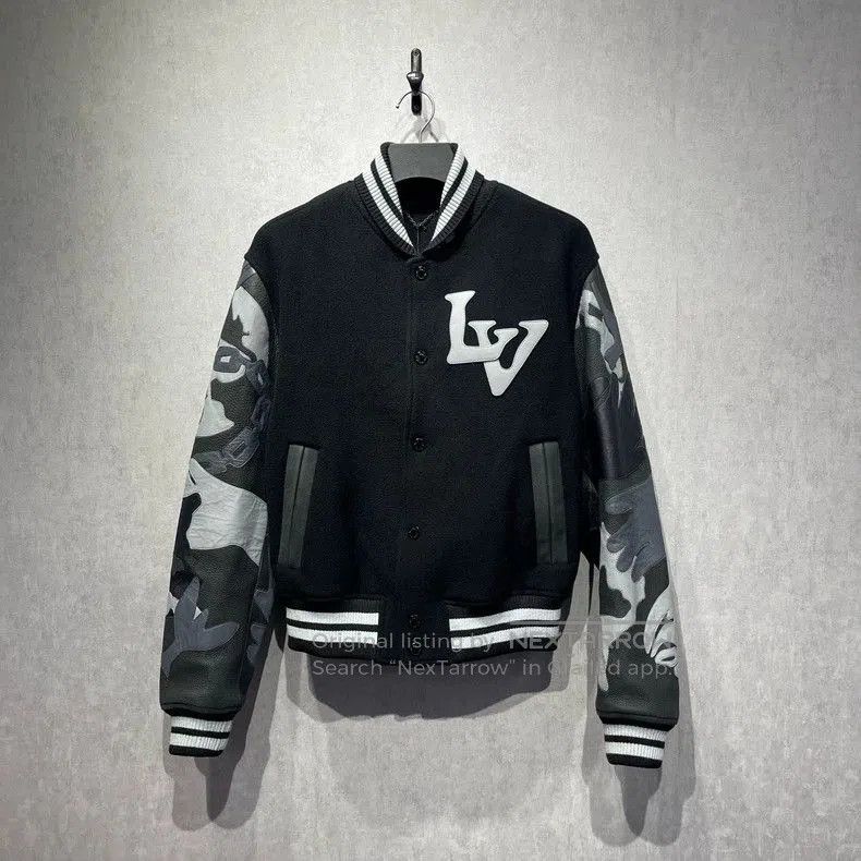 Louis Vuitton LV Camo Chain Bomber Jacket. Size US L / EU 52-54 / 3 - 1 Thumbnail