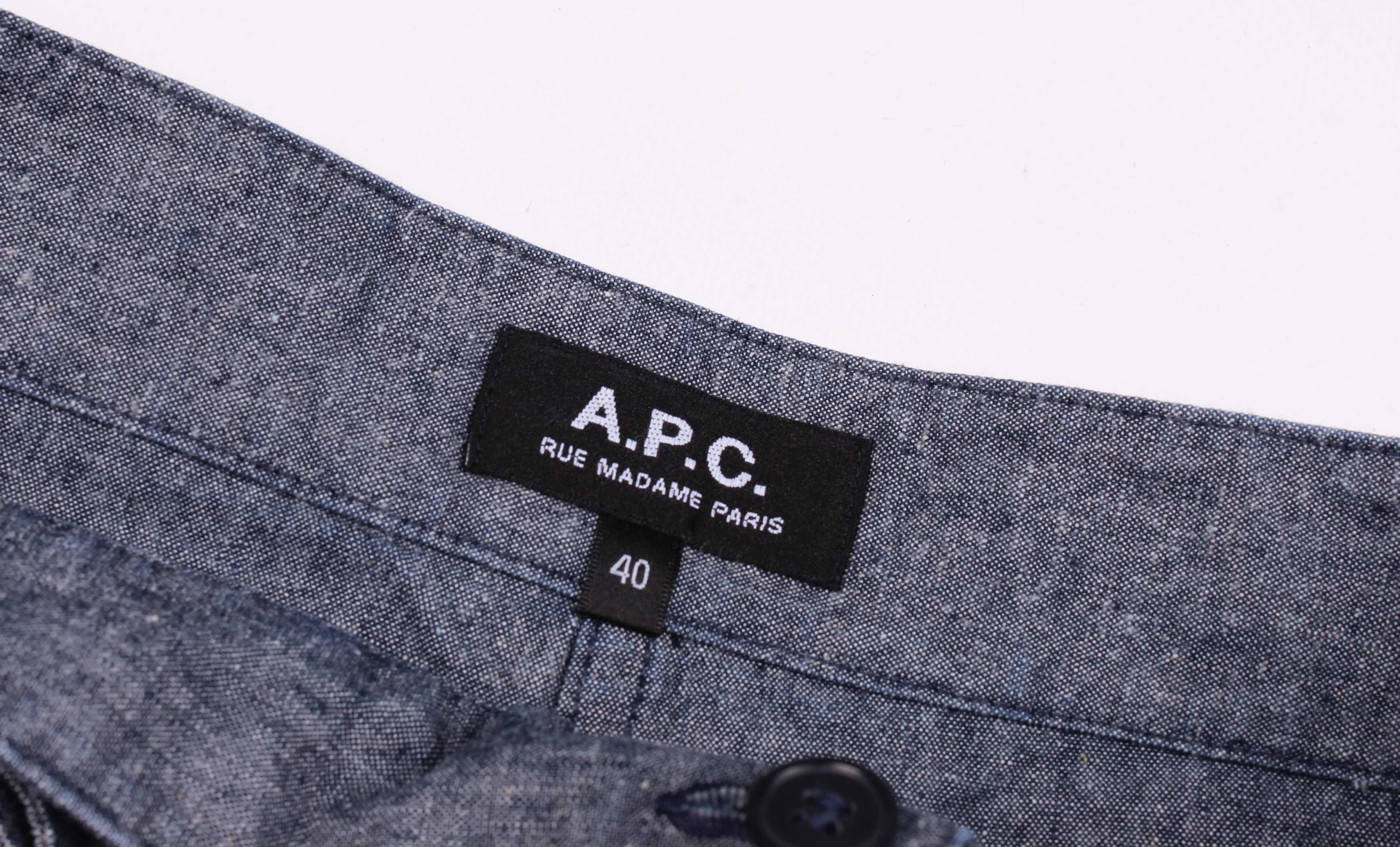A.P.C. A.P.C. Rue Madam Paris Linen Blend Shorts Size 30" / US 8 / IT 44 - 3 Thumbnail