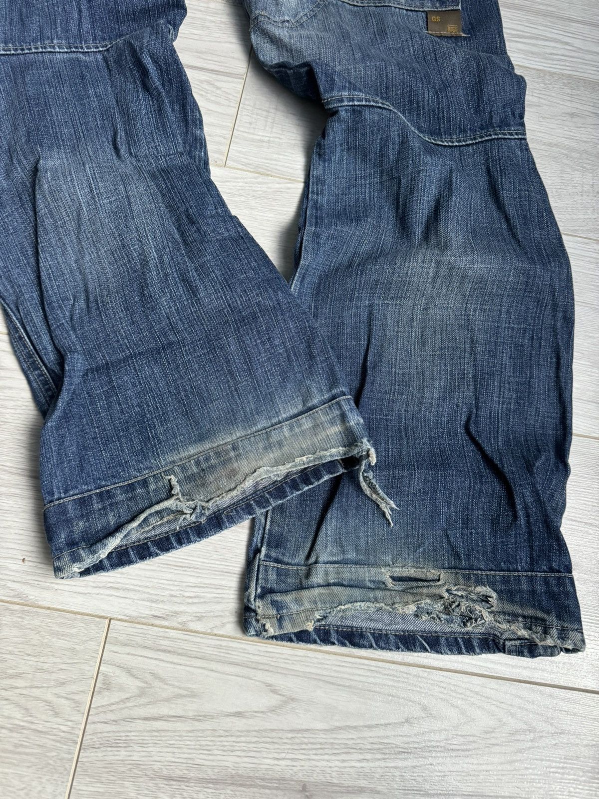 G-Star × Vintage Vintage G Star Hype denim pants Double knee Jeans Size US 32 / EU 48 - 8 Thumbnail