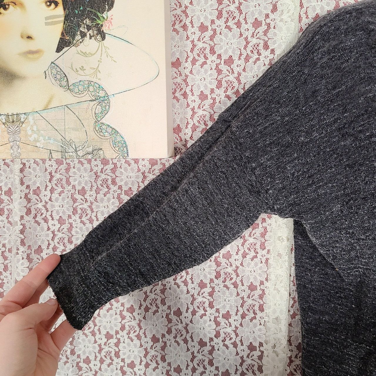 J.Crew J Crew grey oversized high low knit sweater size medium Size M / US 6-8 / IT 42-44 - 5 Thumbnail