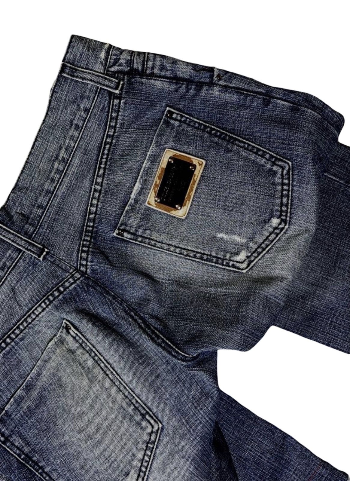 Dolce & Gabbana Dolce & Gabbana "14 Classic" Distressed Metal Logo Denim Size US 32 / EU 48 - 10 Thumbnail