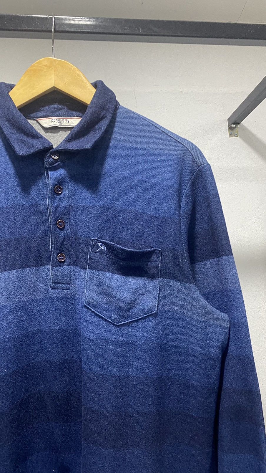 Designer × Japanese Brand Arnold Palmer Stripes Polo Rugby Size US L / EU 52-54 / 3 - 4 Thumbnail