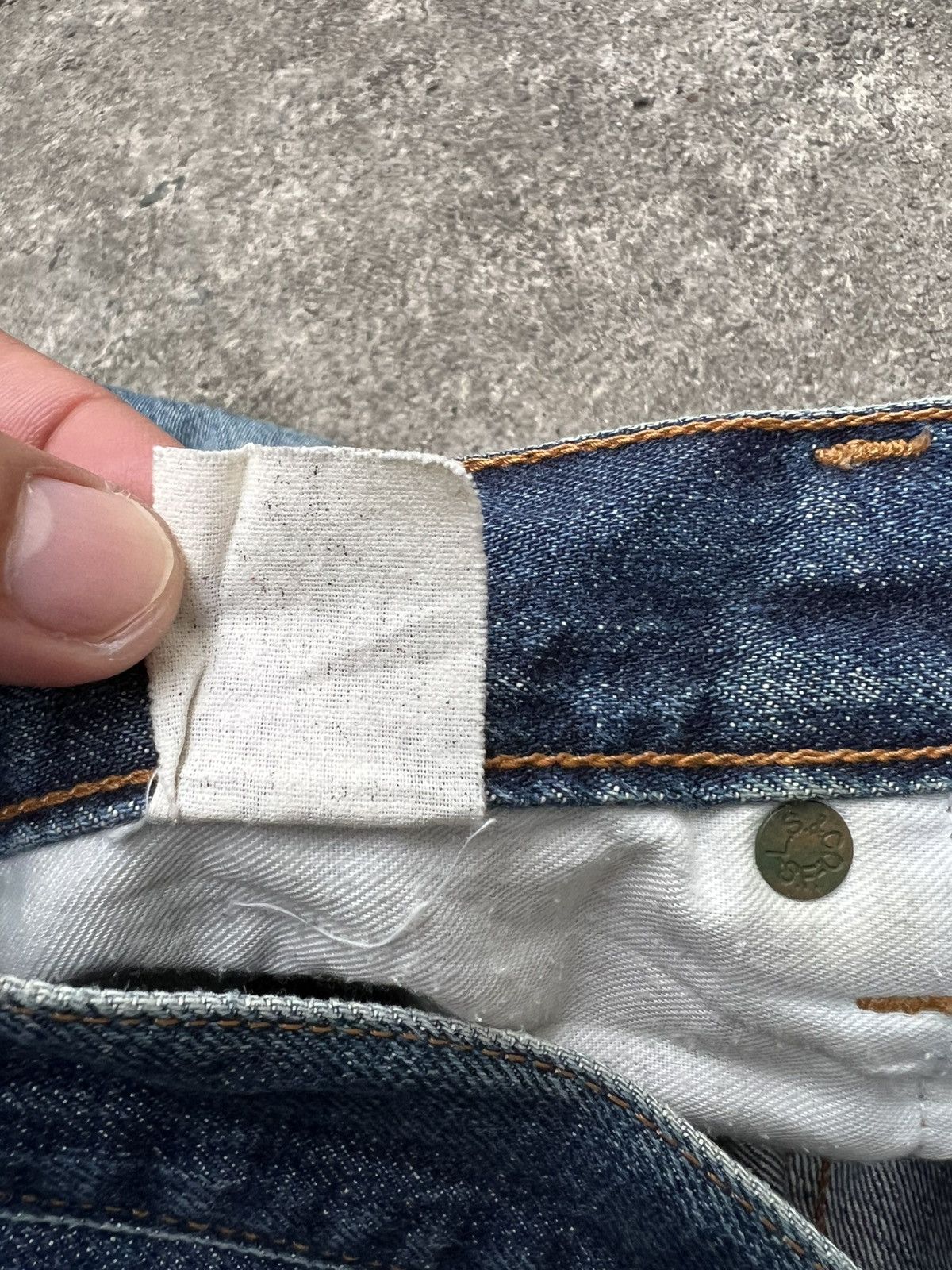 Levi's Vintage 90’s Levis 504Z Big E Selvedge Distressed Jean Size US 28 / EU 44 - 23 Thumbnail