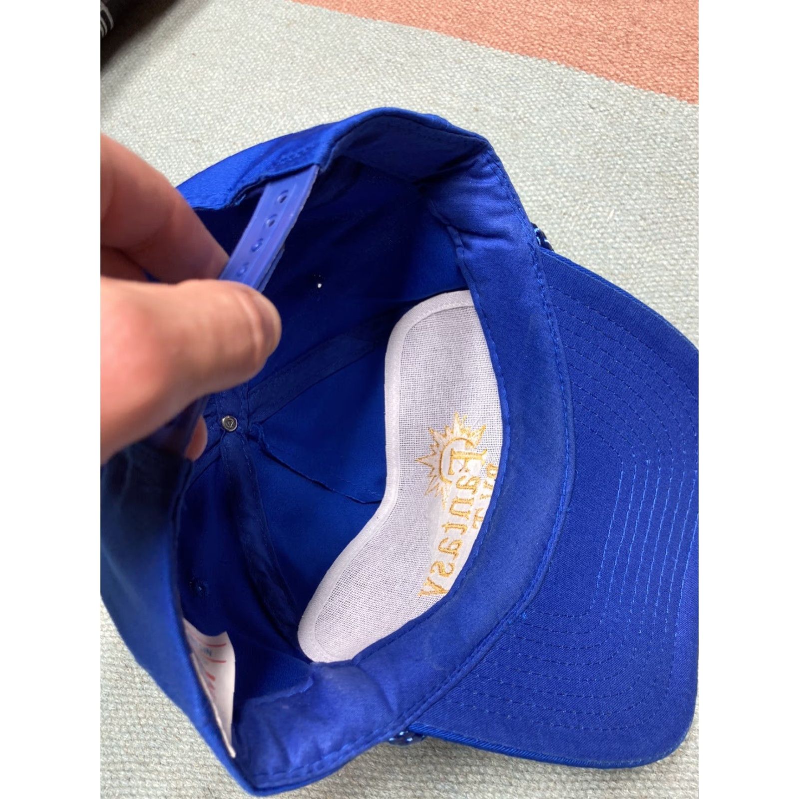 Vintage VINTAGE Snap-Back Hat Cap travel Las Vegas blue RV tours staff Men Adjustable Blue Hat Size ONE SIZE - 6 Thumbnail
