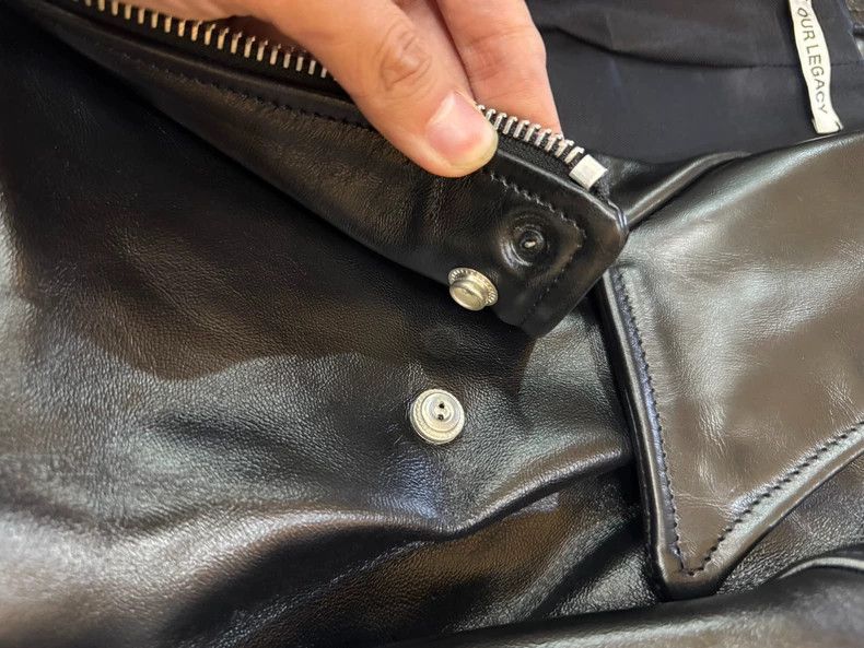 Our Legacy our legacy size 48 Hellraiser Jacket Leather Jacket 2502-N Size US M / EU 48-50 / 2 - 5 Thumbnail