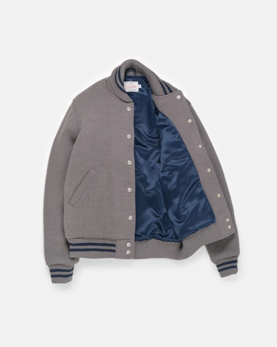 Dehen 1920 💚 Dehen 1920 Knit Club Jacket Smoke Medium NEW Size US M / EU 48-50 / 2 - 2 Thumbnail
