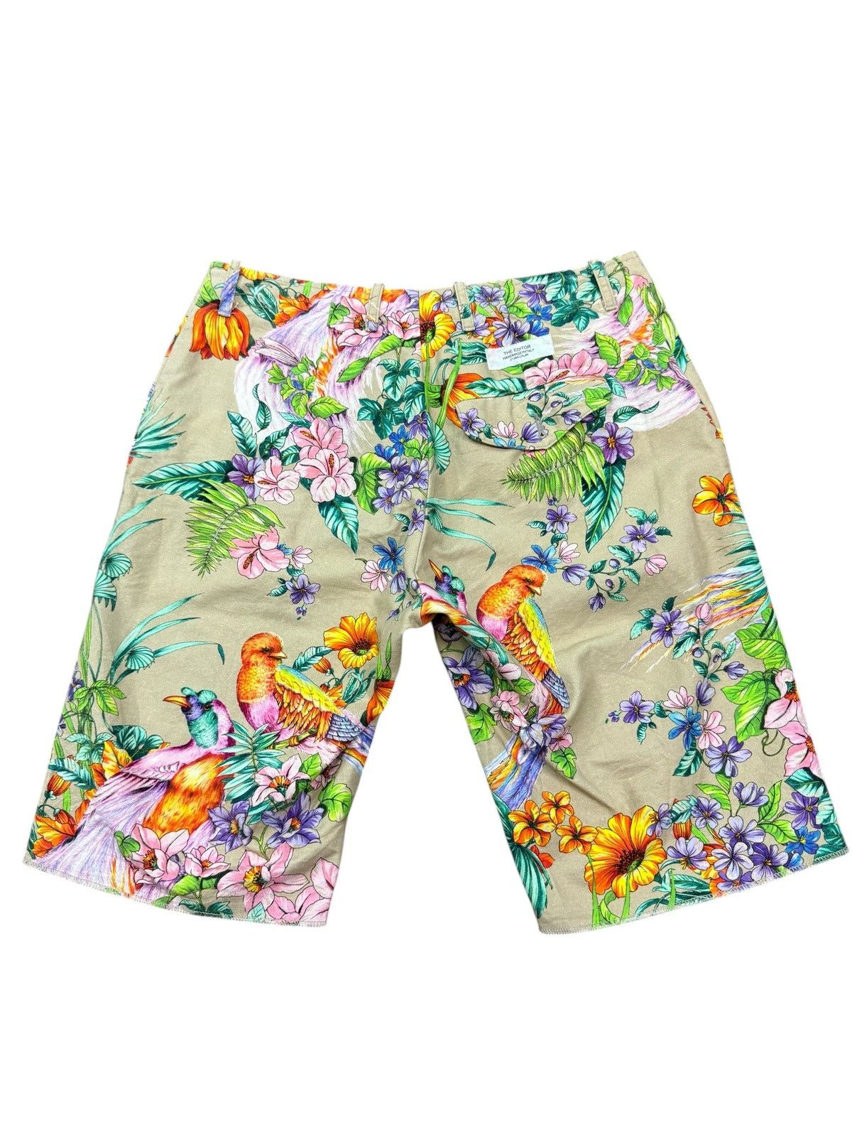 Handmade THE EDITOR FLORAL SHORT PANT Size US 31 - 5 Thumbnail