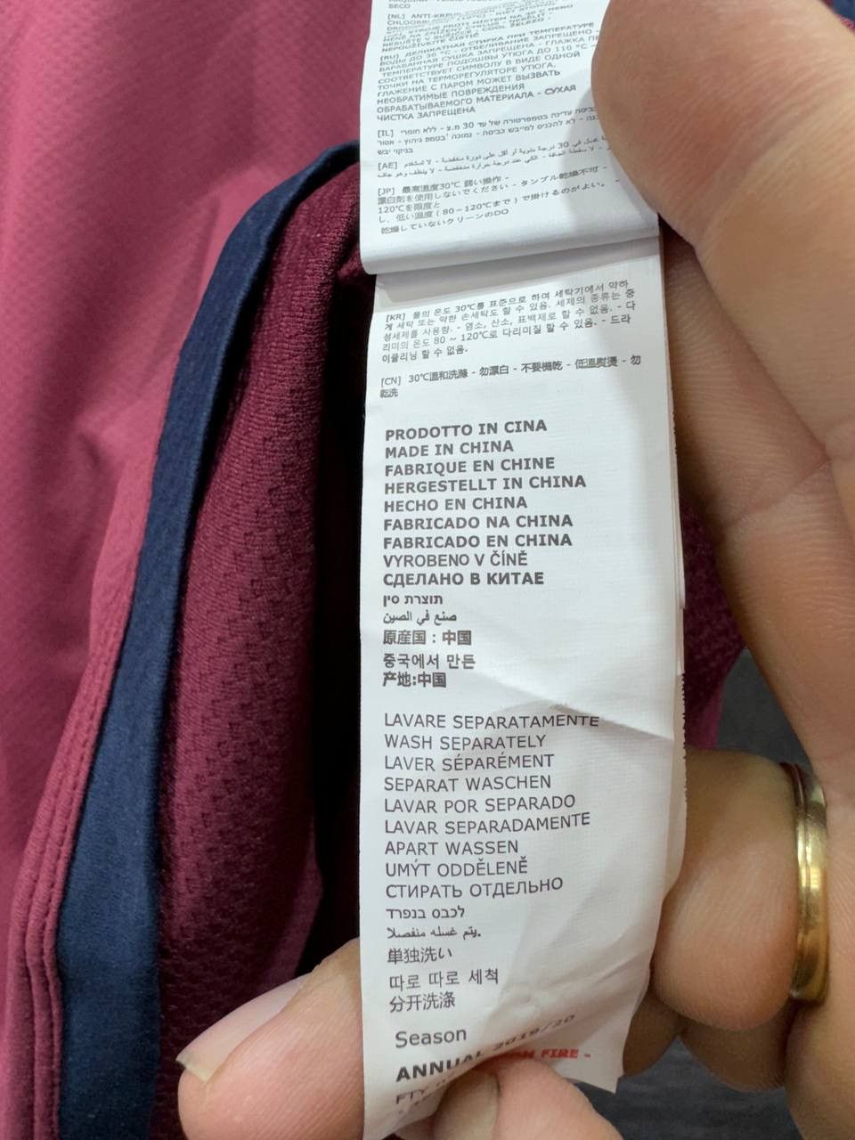 Kappa Aston Villa 2019/2020 Polo Footbal Shirt Soccer Jersey Kappa Size US L / EU 52-54 / 3 - 9 Thumbnail