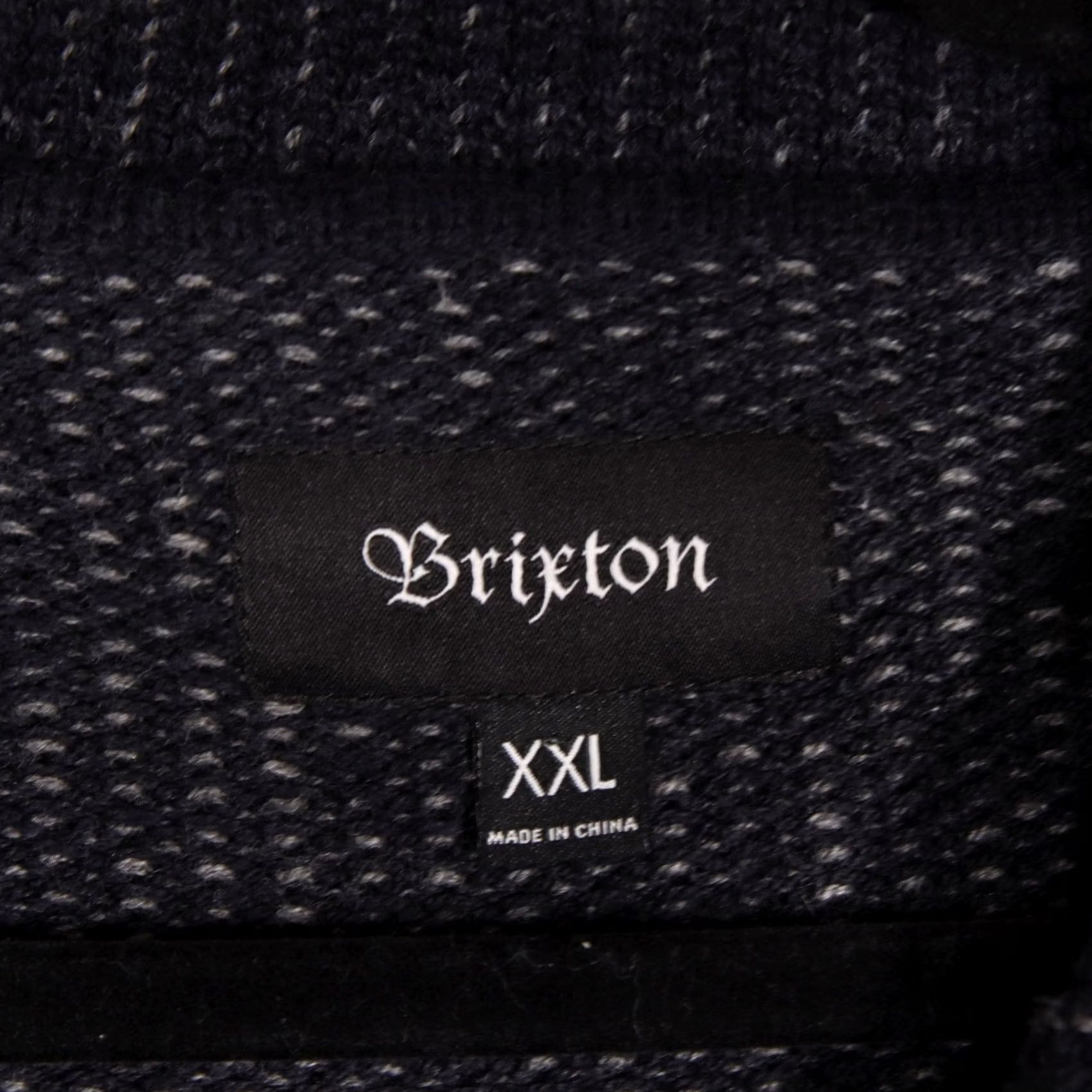 Brixton Brixton Powell Cardigan Sweater Mens XXL Navy Blue Knit Button Front Pockets Striped Casual Vintage-Style Knitwear Size US XXL / EU 58 / 5 - 4 Thumbnail