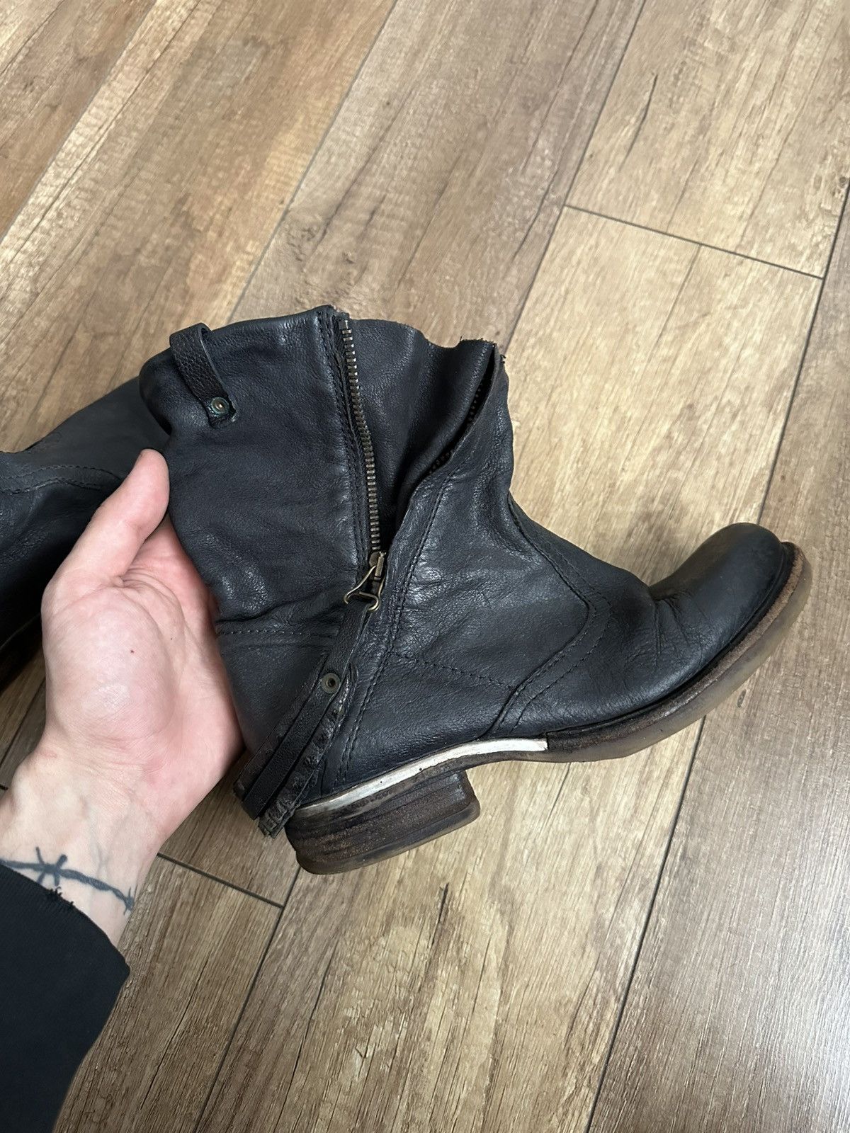 A.S.98 AS 98 Airstep Vintage Leather High Top Boots Shoes Size US 5.5 / EU 38 - 17 Thumbnail