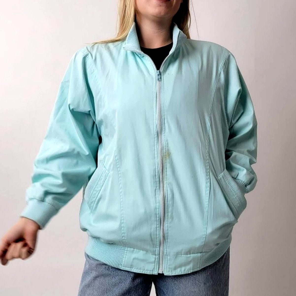 Vintage Vintage 90s Lightweight Bomber Jacket - S Size S / US 4 / IT 40 - 3 Thumbnail