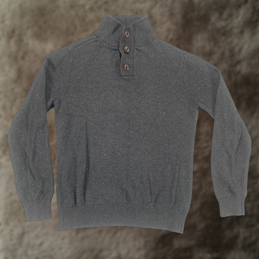 Gap GAP Sweater Womens Small Gray Pullover Long Sleeve Button Casual Outdoor Size S / US 4 / IT 40 - 1 Thumbnail
