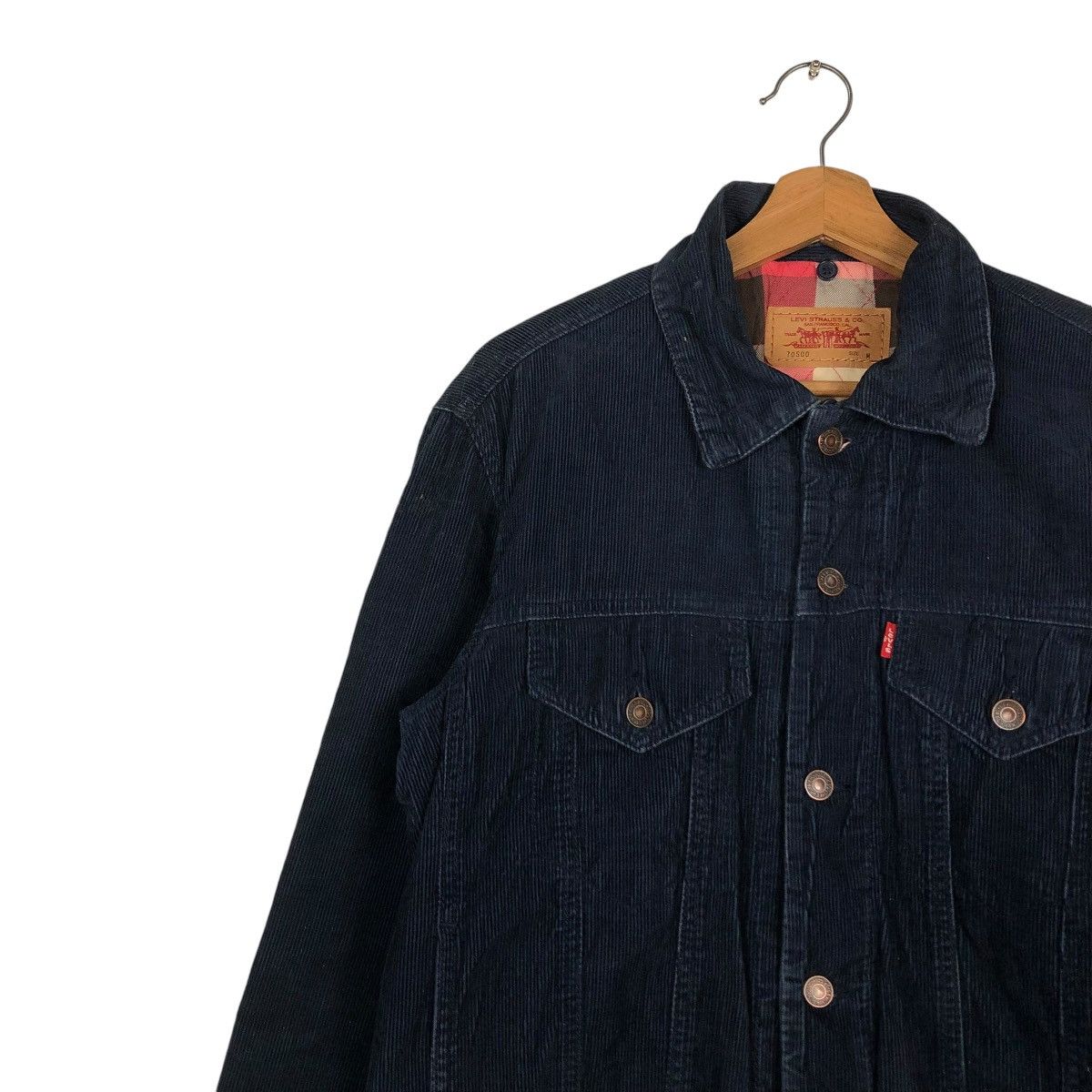 Levi's 🔥VINTAGE BIKER TRUCKER JACKET LEVI’S CORDUROY BLANKET Size US M / EU 48-50 / 2 - 9 Thumbnail