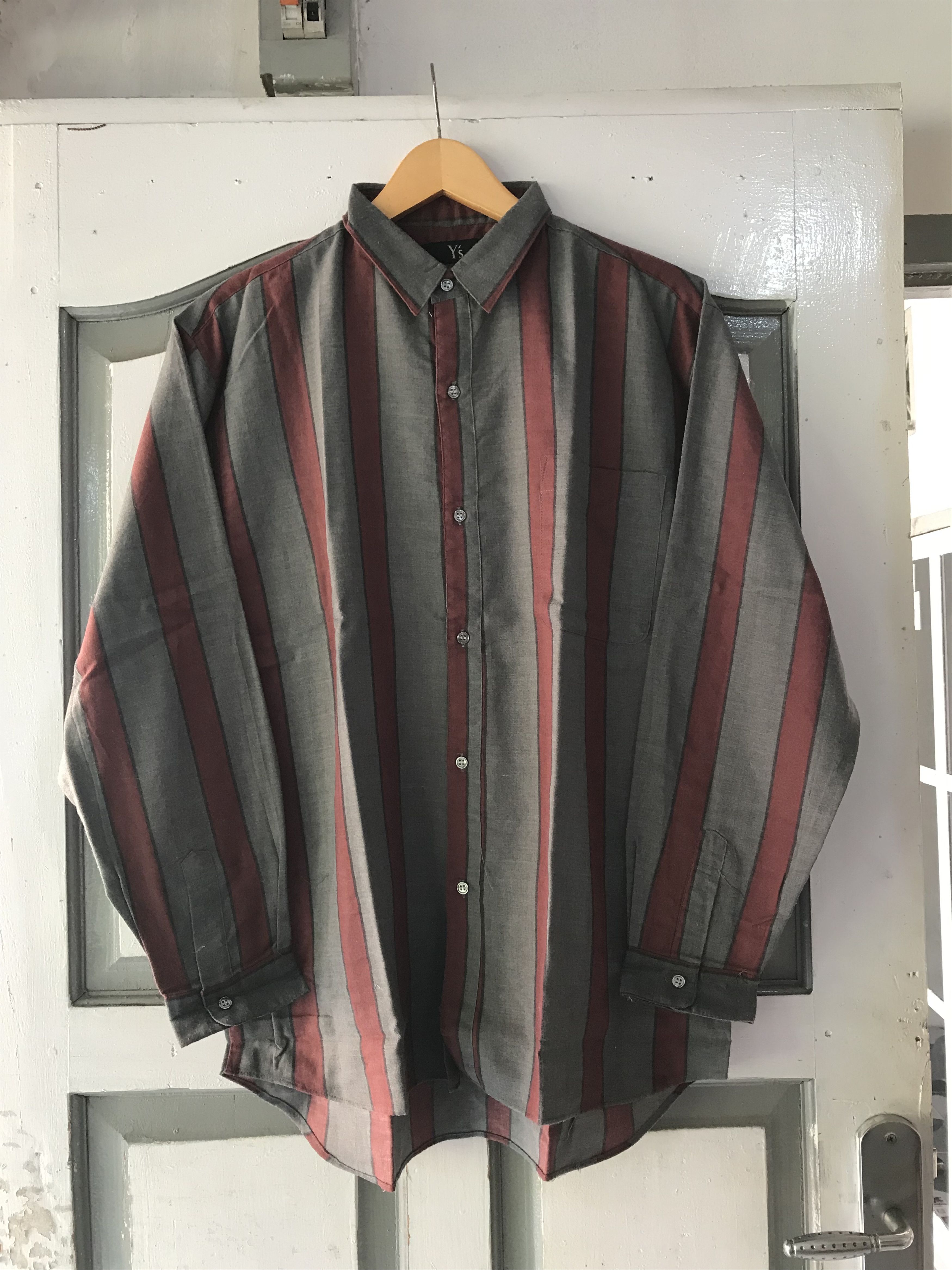 Yohji Yamamoto Yohji Yamamoto Y's Stripe Shirts Size US L / EU 52-54 / 3 - 1 Thumbnail