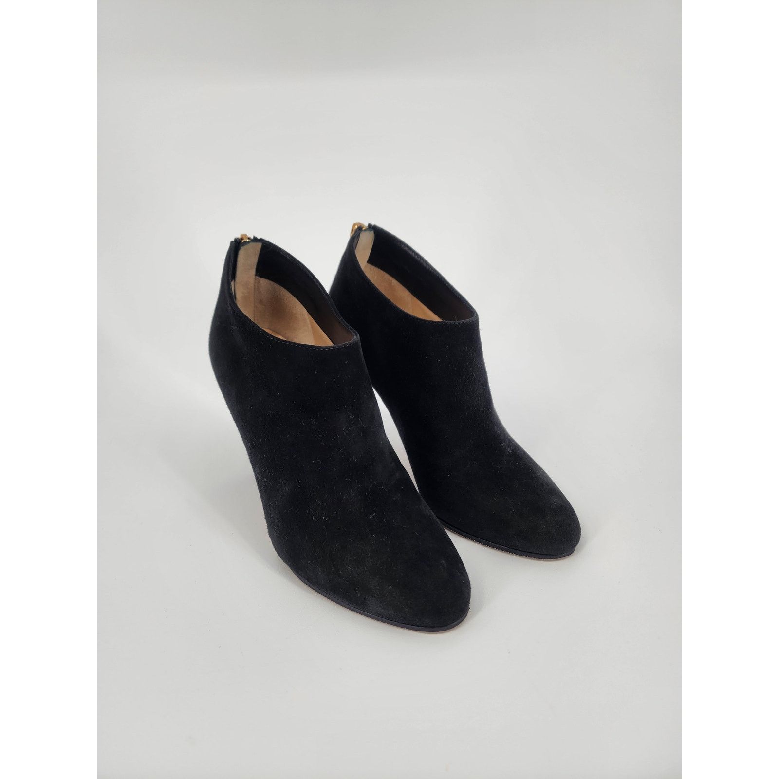 Jimmy Choo Jimmy Choo Black Suede Ankle Booties Women's Size 34.5 Size US 4.5 / IT 34.5 - 3 Thumbnail