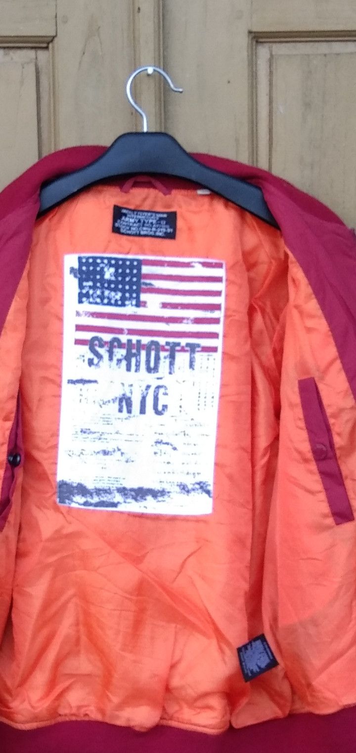 Japanese Brand Schott bross marrun bomber jacket Size US L / EU 52-54 / 3 - 7 Thumbnail