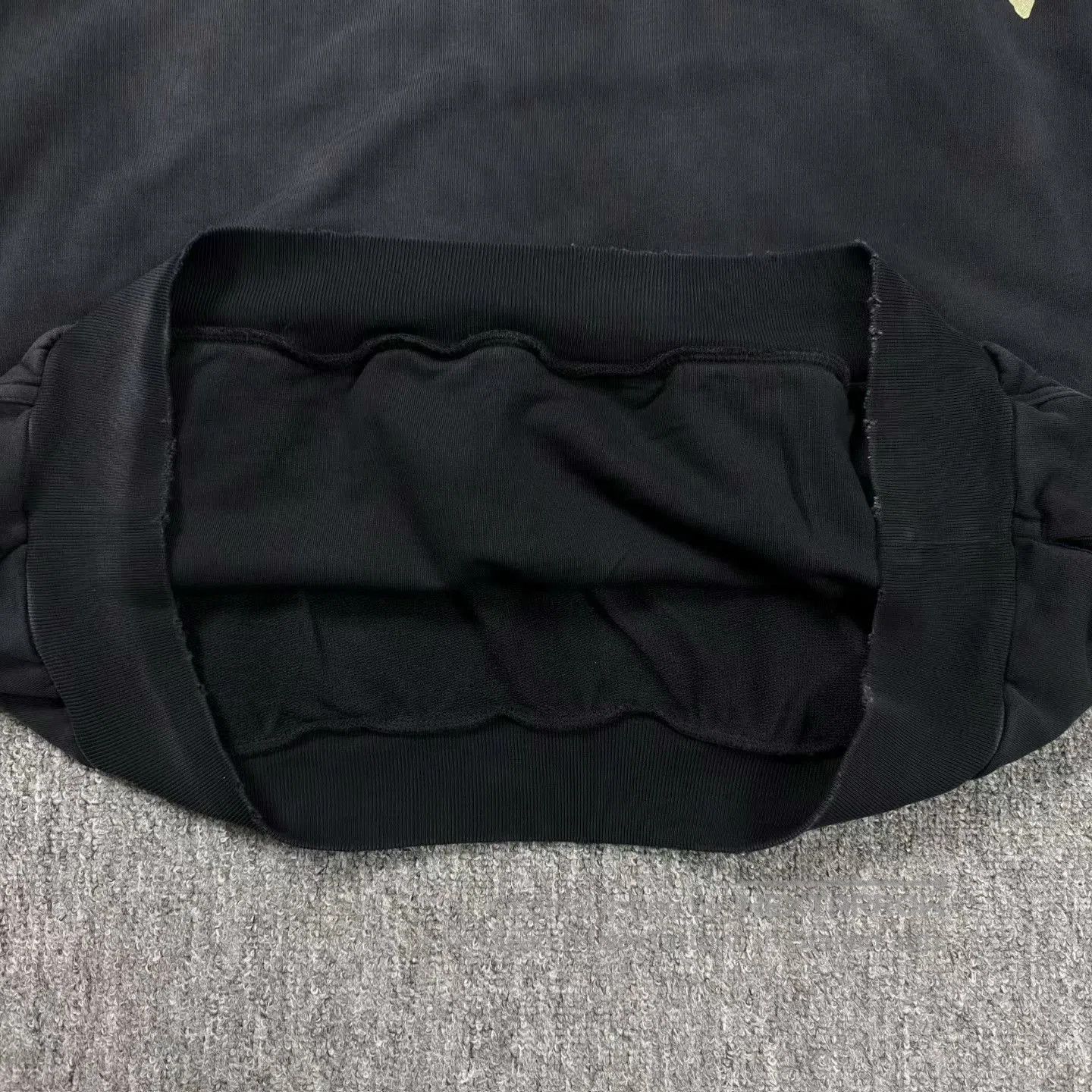 Balenciaga black hoodie with logo and tape design. Size US S / EU 44-46 / 1 - 6 Thumbnail