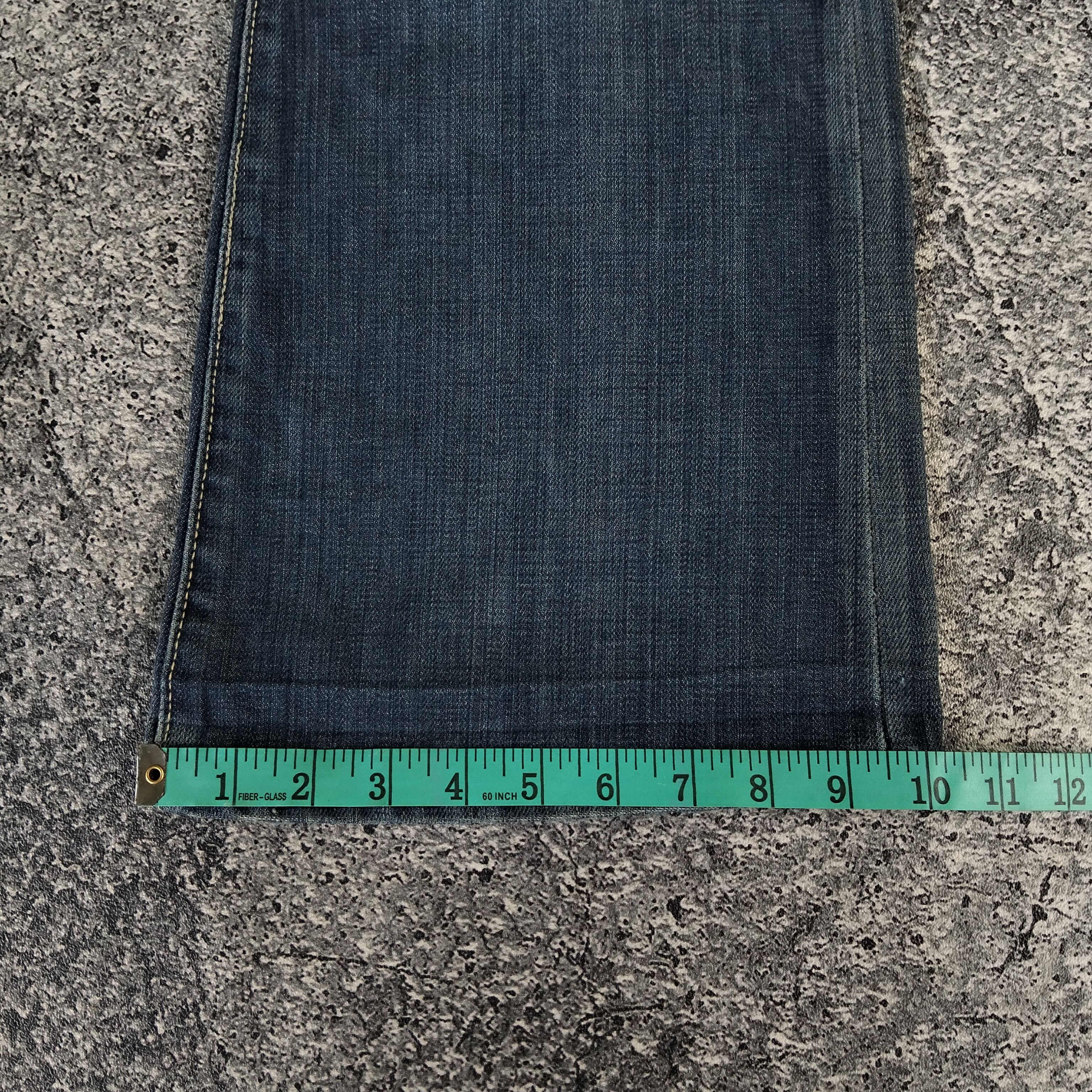 7 For All Mankind 7 For All Mankind Flared Button Fly Blue Wash Faded Jeans Size US 30 / EU 46 - 19 Thumbnail