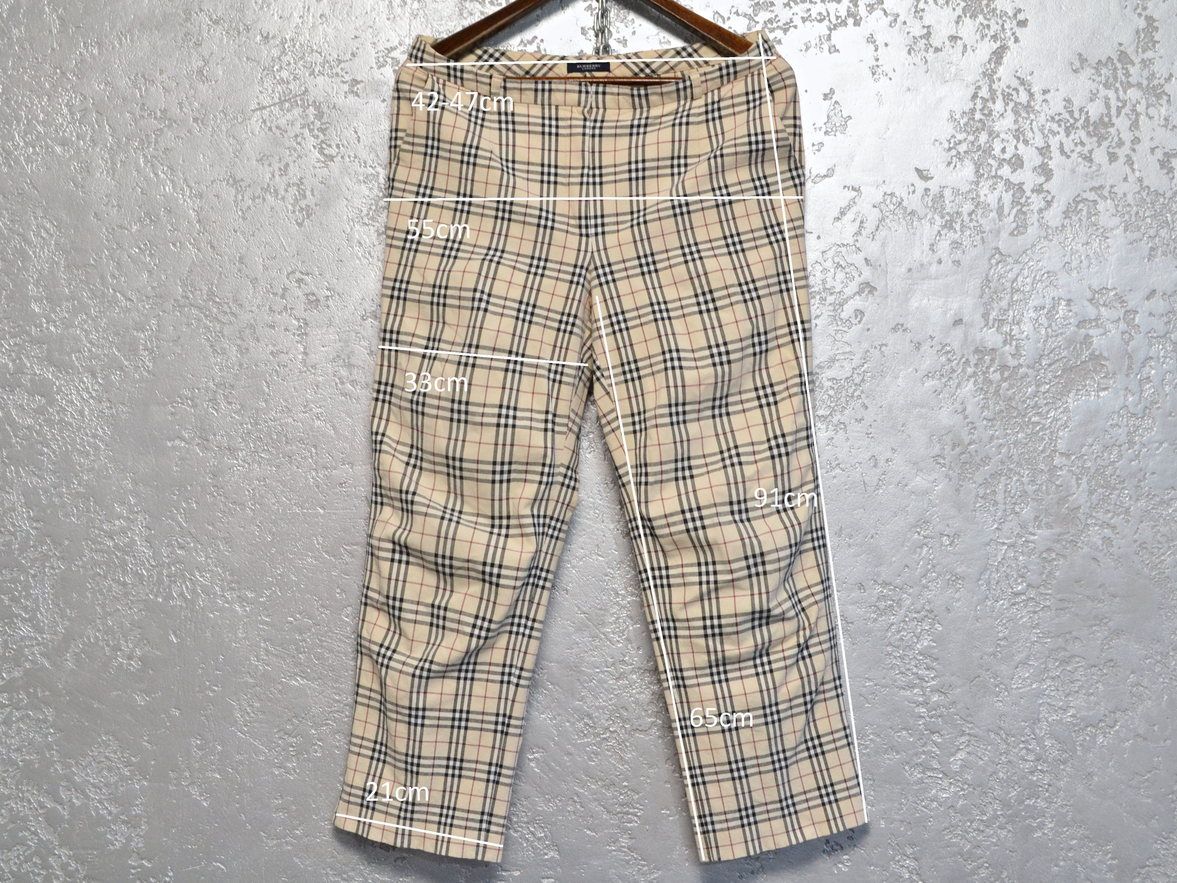 Burberry Burberry London Nova Check Capri Pants US12 UK16 Size 34" / US 12 / IT 48 - 2 Thumbnail