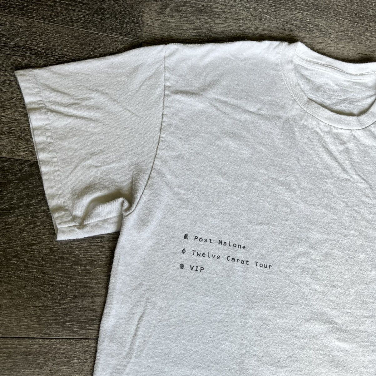 Band Tees × Vintage Post Malone Twelve Carat Tour VIP Butterfly Graphic T Shirt Size US M / EU 48-50 / 2 - 4 Thumbnail