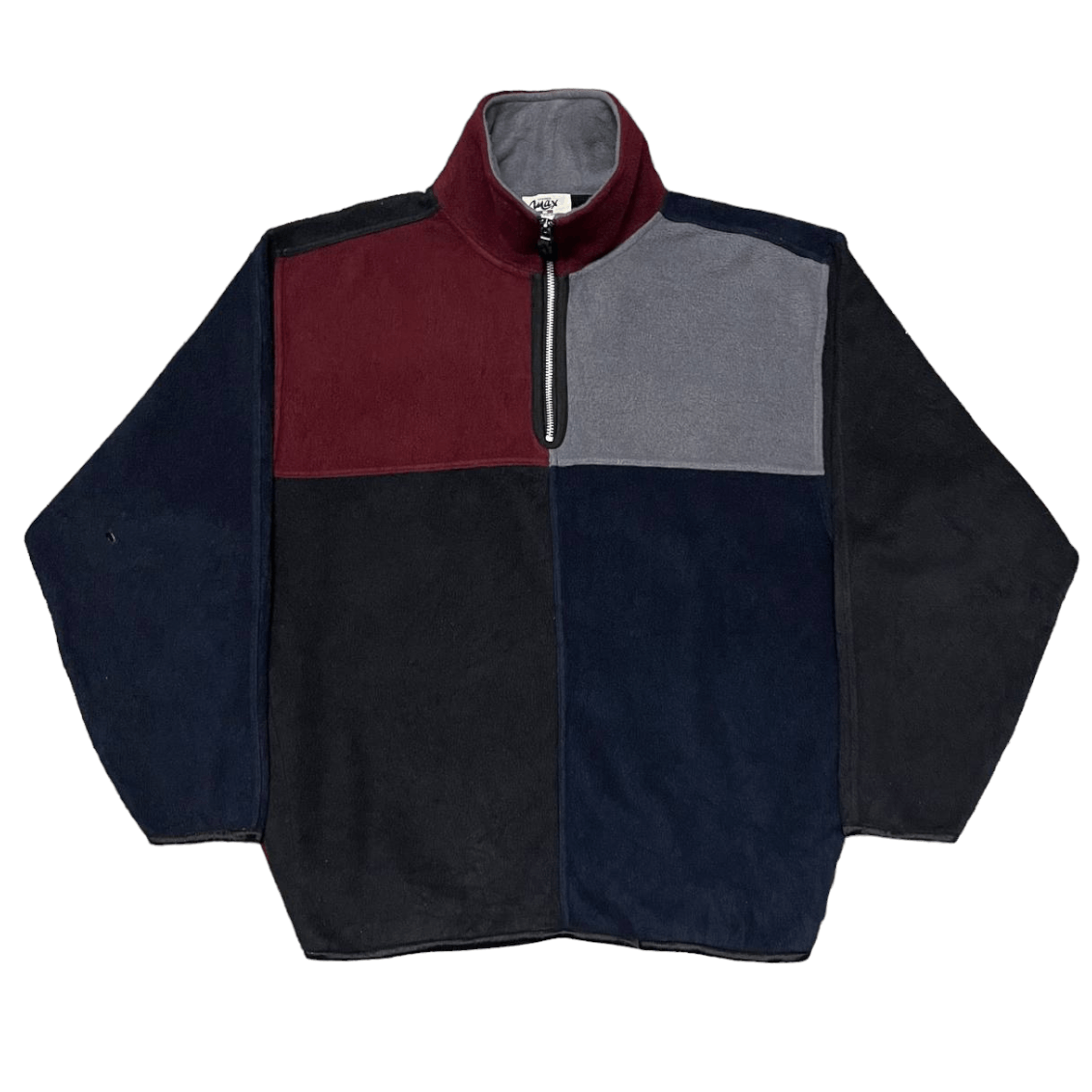 Japanese Brand Vintage Uomo Max Italian Fleece Pullover Half Zipper Size US M / EU 48-50 / 2 - 1 Thumbnail