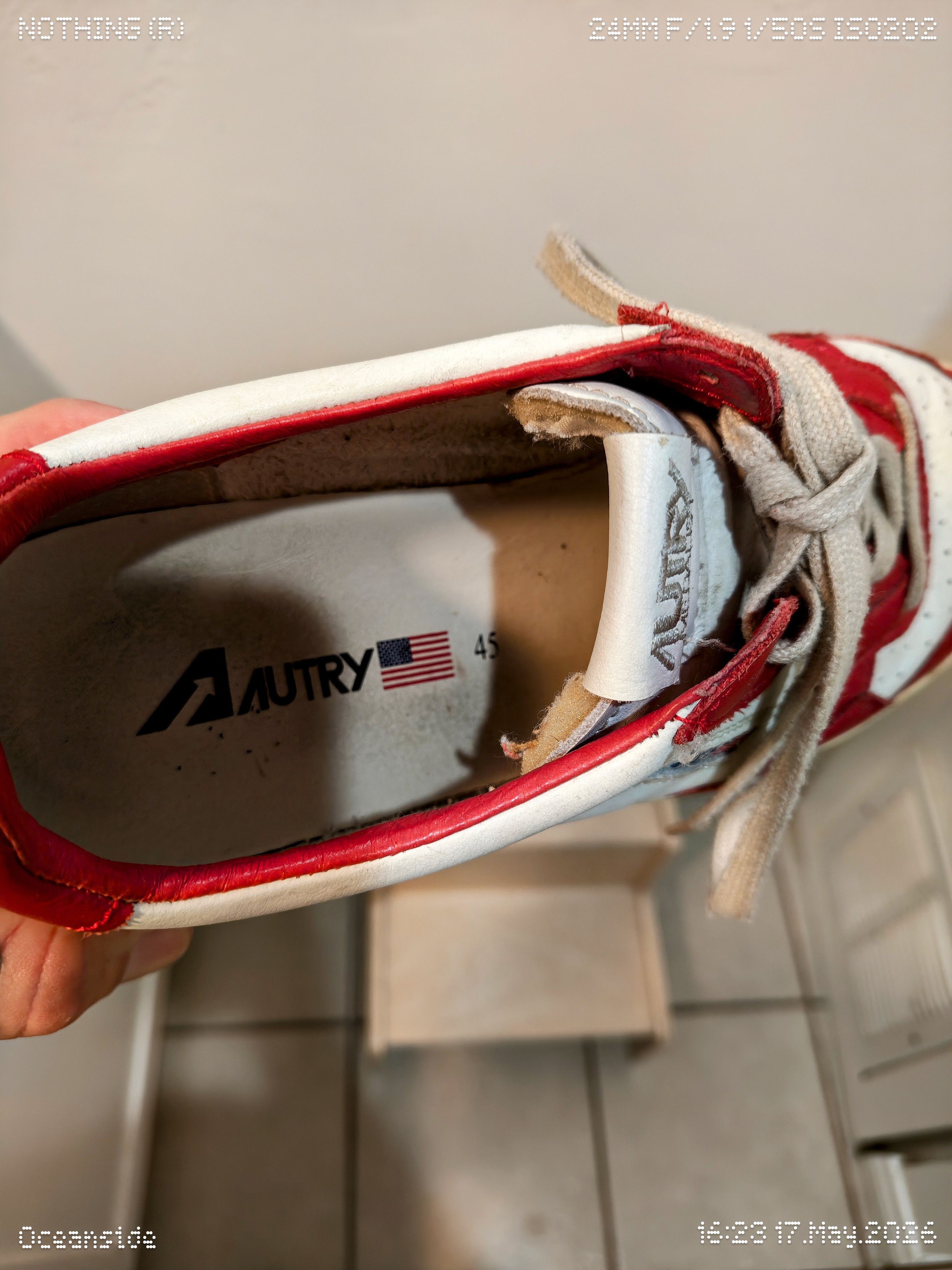 AUTRY Autry Medalist Low Red/White Size US 12 / EU 45 - 5 Thumbnail