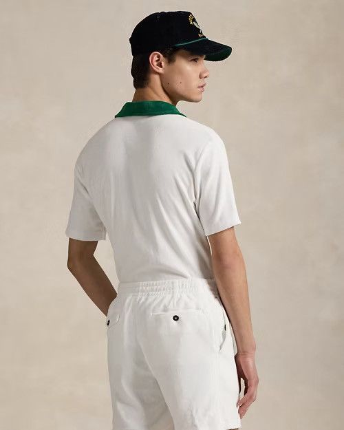 Polo Ralph Lauren Polo Ralph Lauren Standard Fit Terry Tennis Shirt White XL Size US XL / EU 56 / 4 - 4 Thumbnail