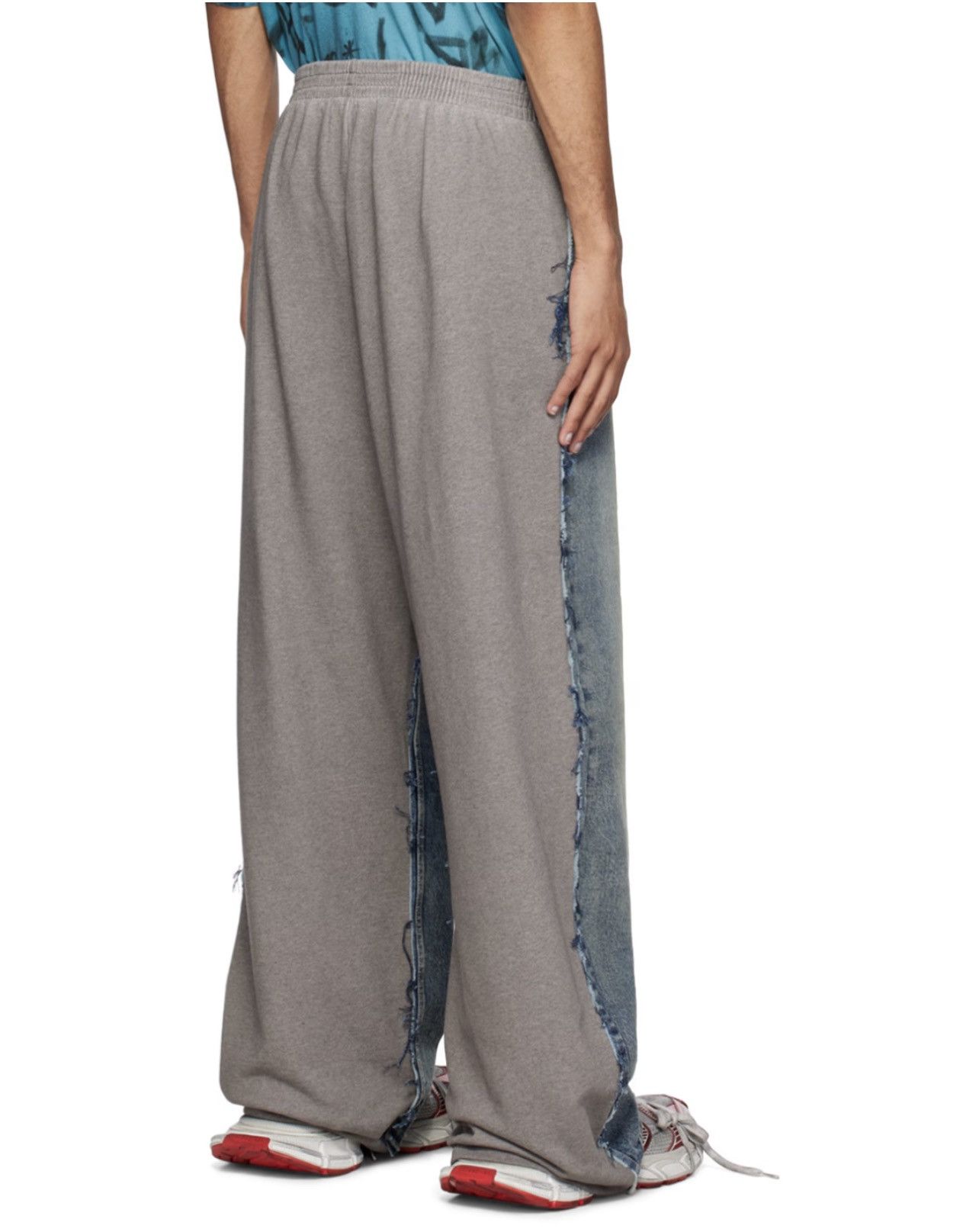 Balenciaga Balenciaga Baggy Hybrid Jeans Sweatpants Summer 23 Mud Show Size US 32 / EU 48 - 3 Thumbnail