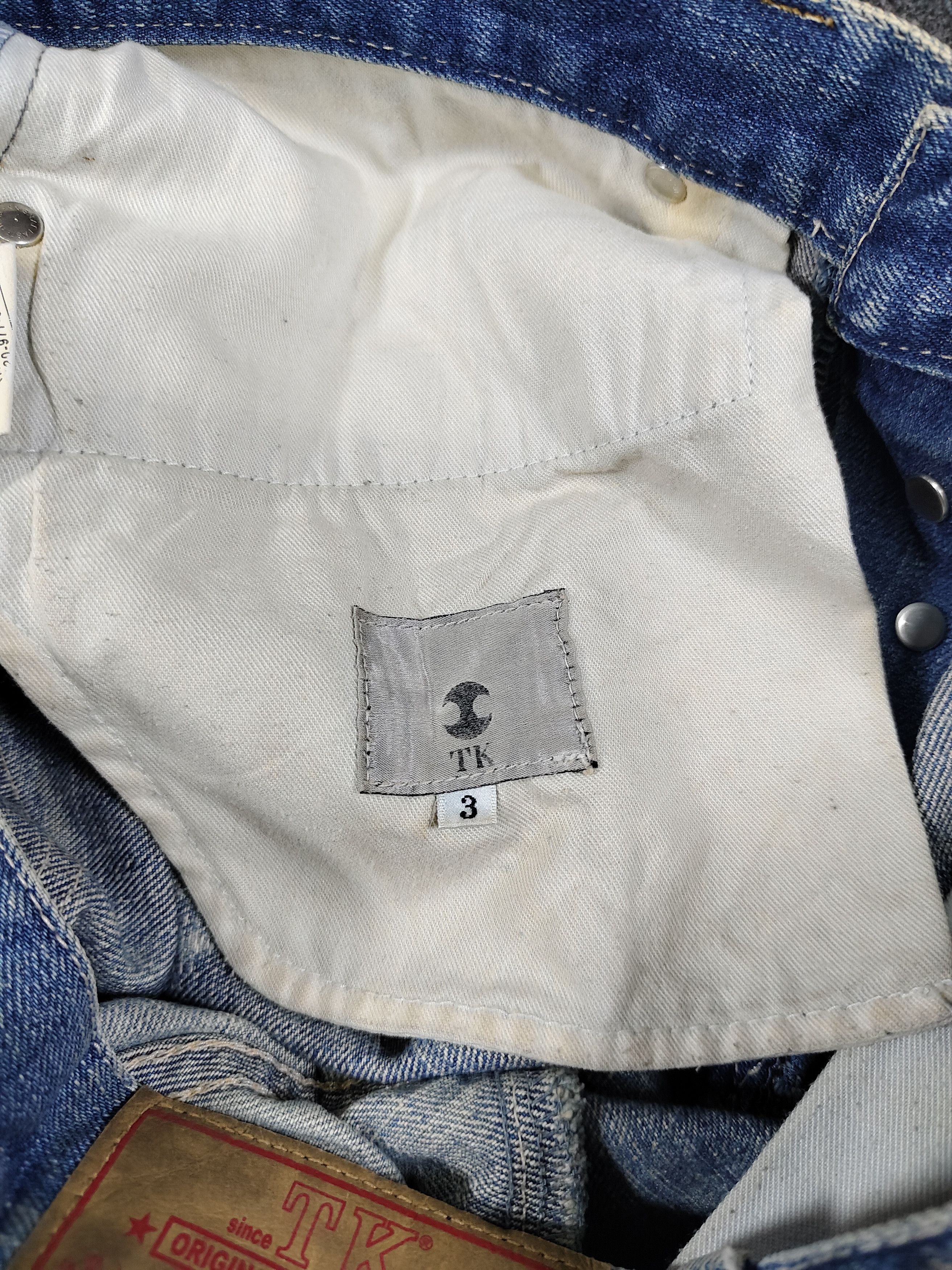 Takeo Kikuchi TK Japan- Heavy Fade Archive Distressed Workwear Jeans Size US 32 / EU 48 - 7 Thumbnail