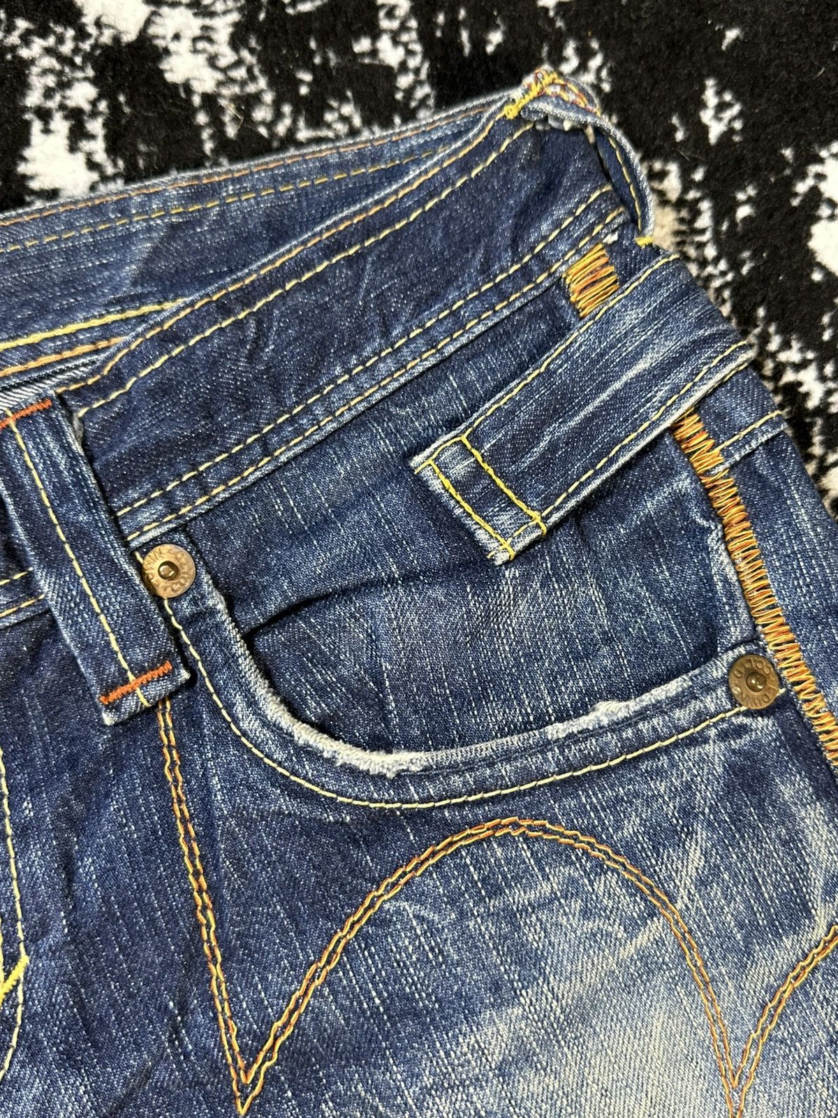 Hysteric Glamour Flare Edwin Blue Trip 503 Washed Denim Size US 28 / EU 44 - 6 Thumbnail