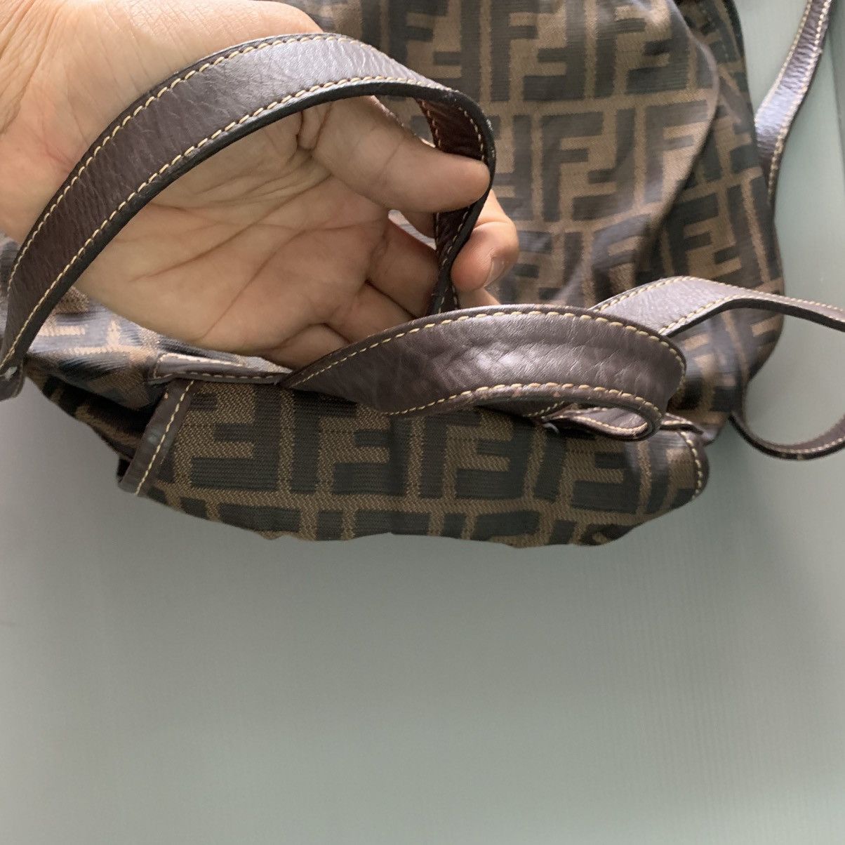 Fendi Fendi Zucca Vintage Backpack Bag Size ONE SIZE - 10 Thumbnail