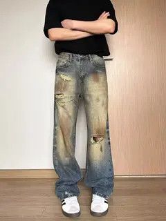 Jean Mizuki x Kase Wide leg Opium Jeans Pants Straight Leg Size US 34 / EU 50 - 4 Thumbnail