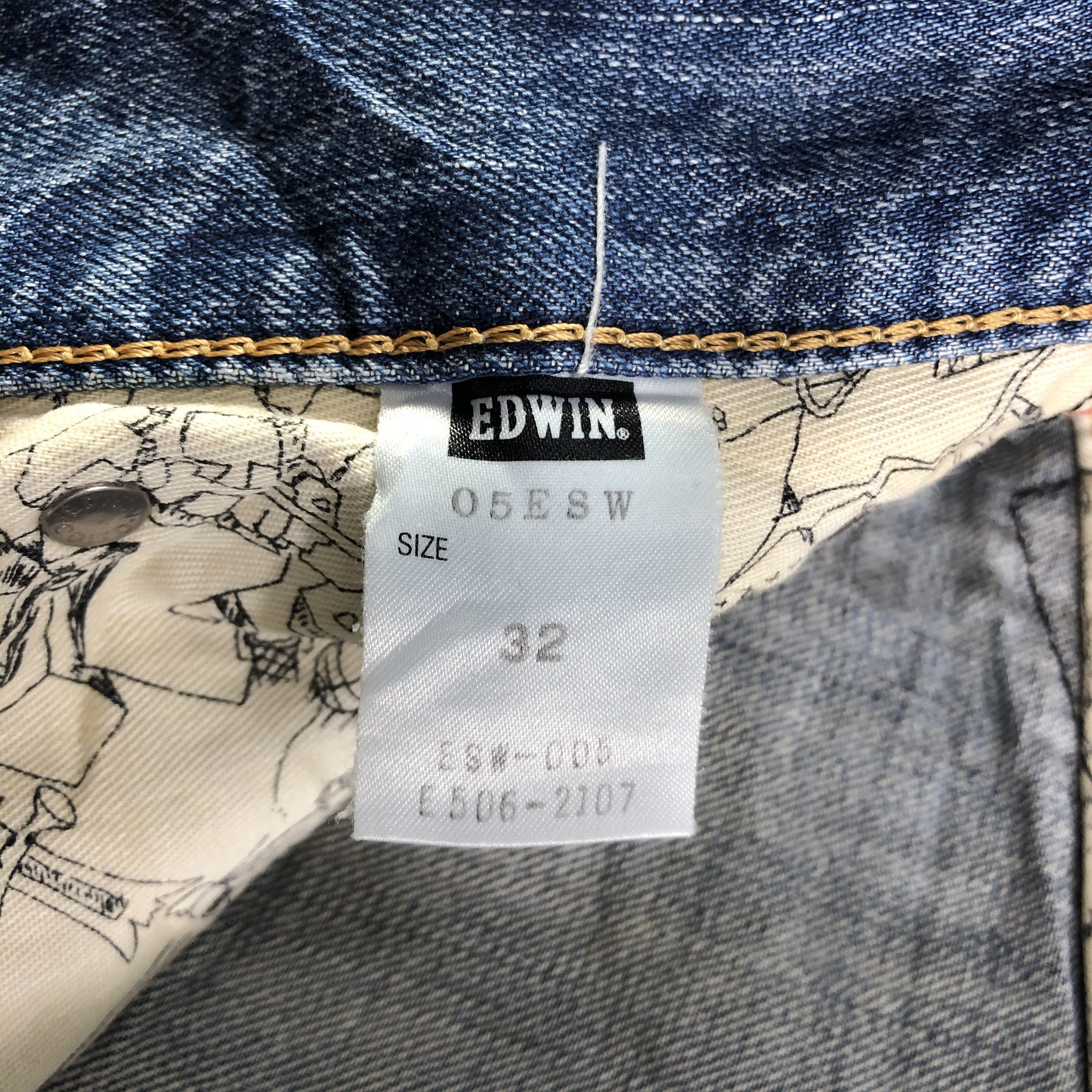 Edwin Vintage Edwin Street Wear Jeans-J4542 Size US 34 / EU 50 - 12 Thumbnail