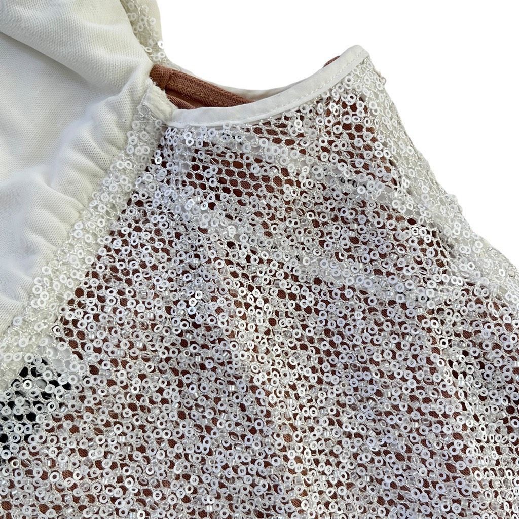 Self-Portrait self-portrait Beaded Maxi Dress in White Size S / US 4 / IT 40 - 16 Thumbnail