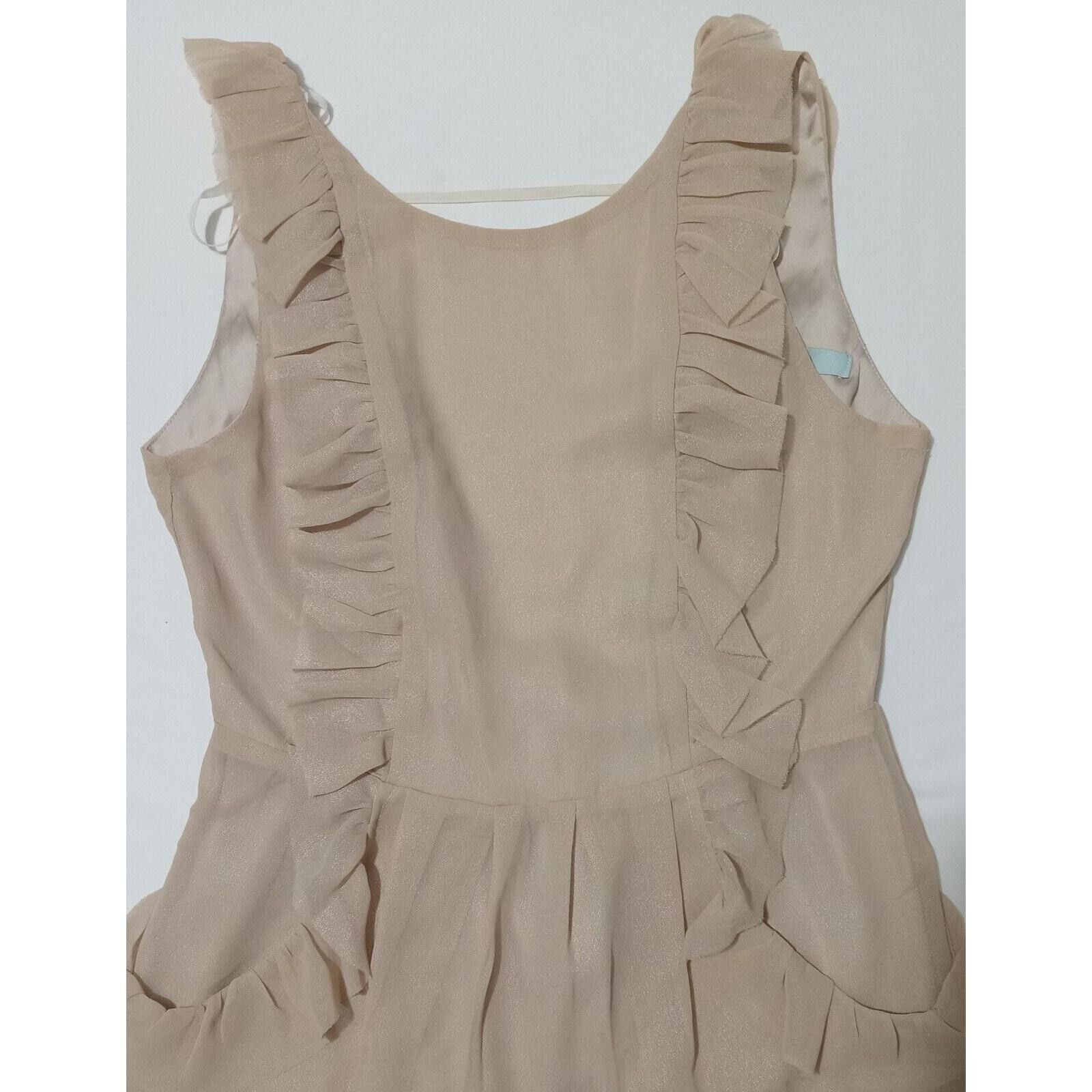 & Other Stories Karlie Dress M Women's Sleeveless Ruffle Backless Lined Size M / US 6-8 / IT 42-44 - 3 Thumbnail