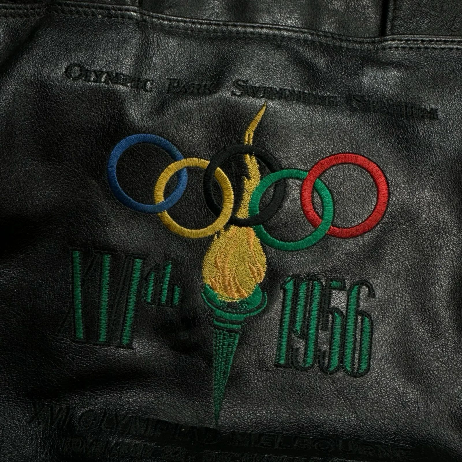 Adidas Adidas Vintage Olympiad Melbourne 1956 Leather Bag Size ONE SIZE - 2 Thumbnail