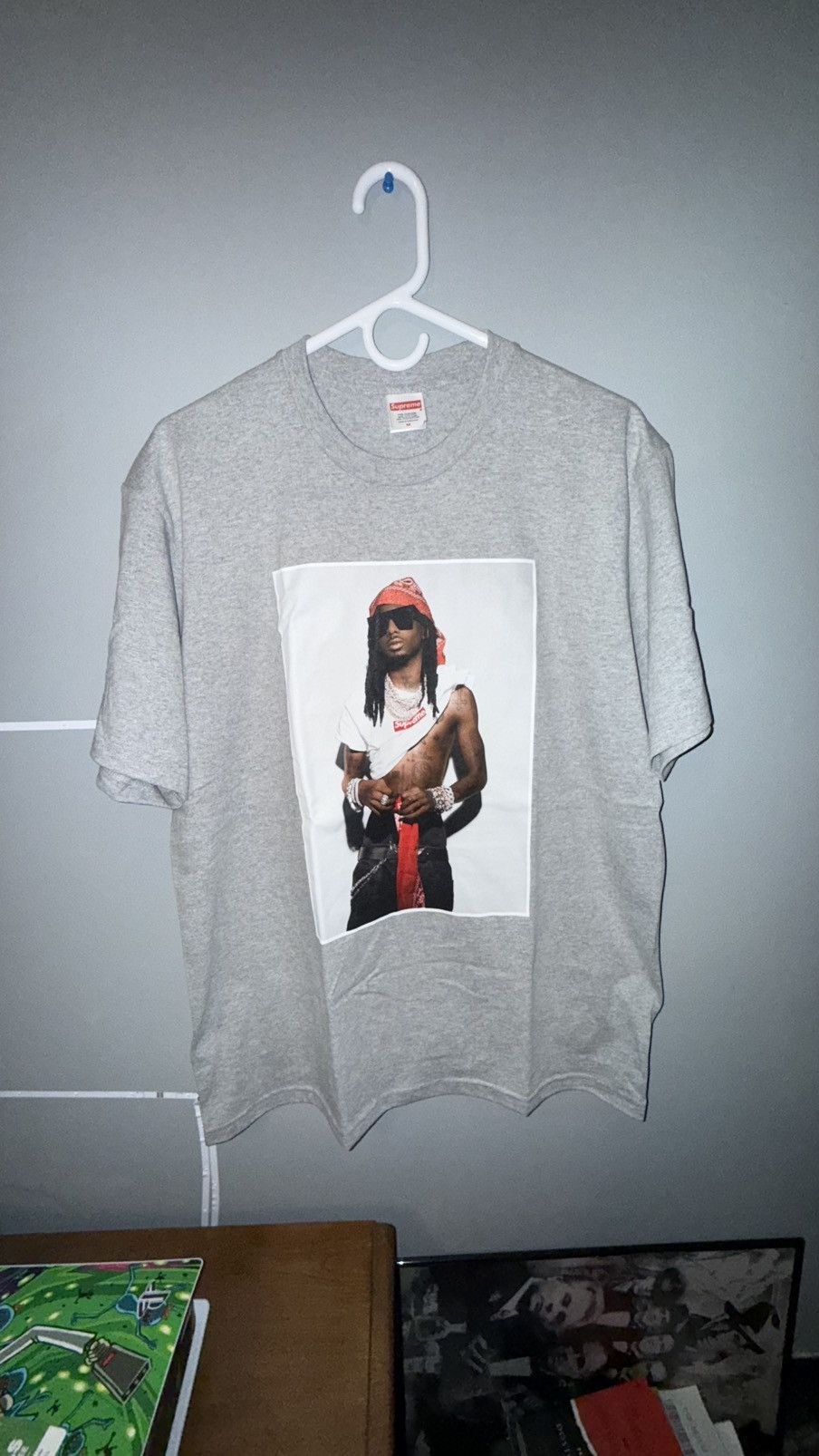 Supreme Playboi Carti Tee グレー　L Supreme Supreme Men's Playboi Carti Grey Size L | Grailed