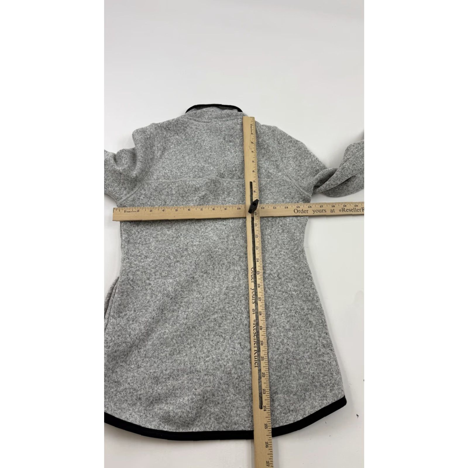 Nike Nike Jacket Womens XS Gray Full Zip Fleece Sweater Knit Chest Pocket Swoosh Logo Size XS / US 0-2 / IT 36-38 - 7 Thumbnail