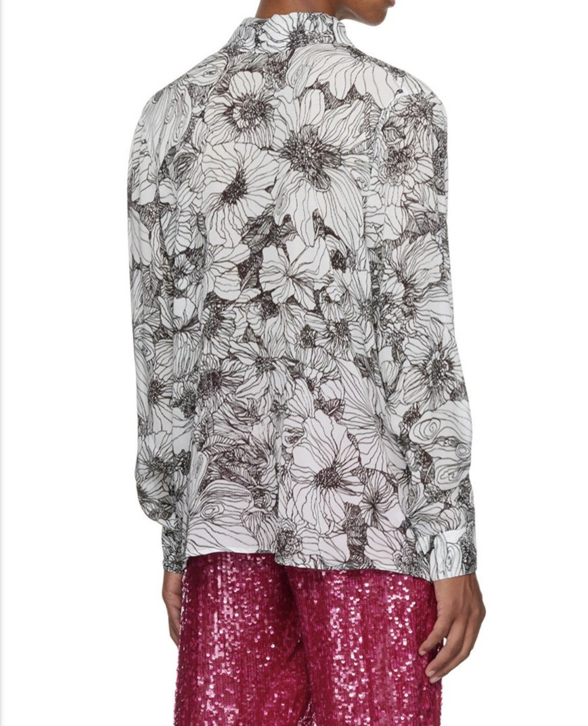 Dries Van Noten Dries Van Noten White Conti Turtleneck Size US M / EU 48-50 / 2 - 7 Thumbnail