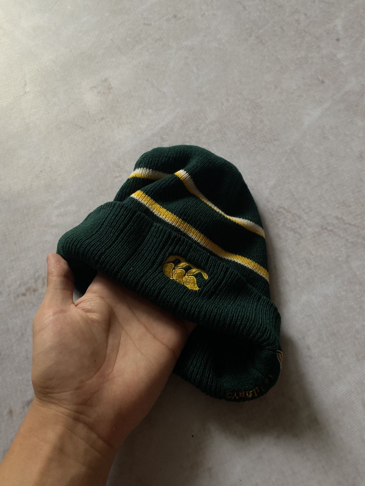 Canterbury of New Zealand × Vintage Rare Vintage Canterbury South Africa SA Rugby Jersey Hat 90s Size ONE SIZE - 5 Thumbnail