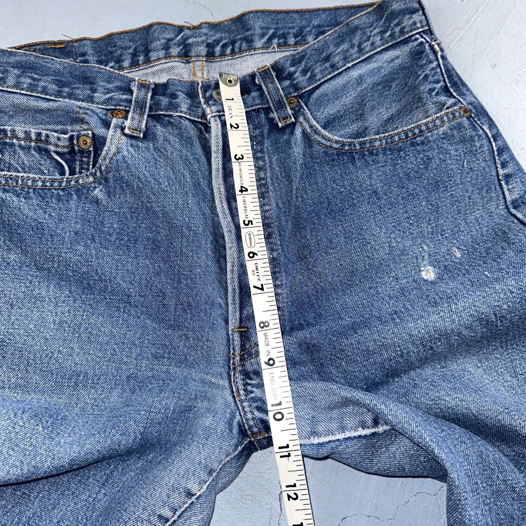 Levi's Vintage Levi's 501 XX Jeans Men 32x32 Mid Rise Light Wash 80s Redline Selvedge Durable Straight Classic Denim Size US 32 / EU 48 - 7 Thumbnail