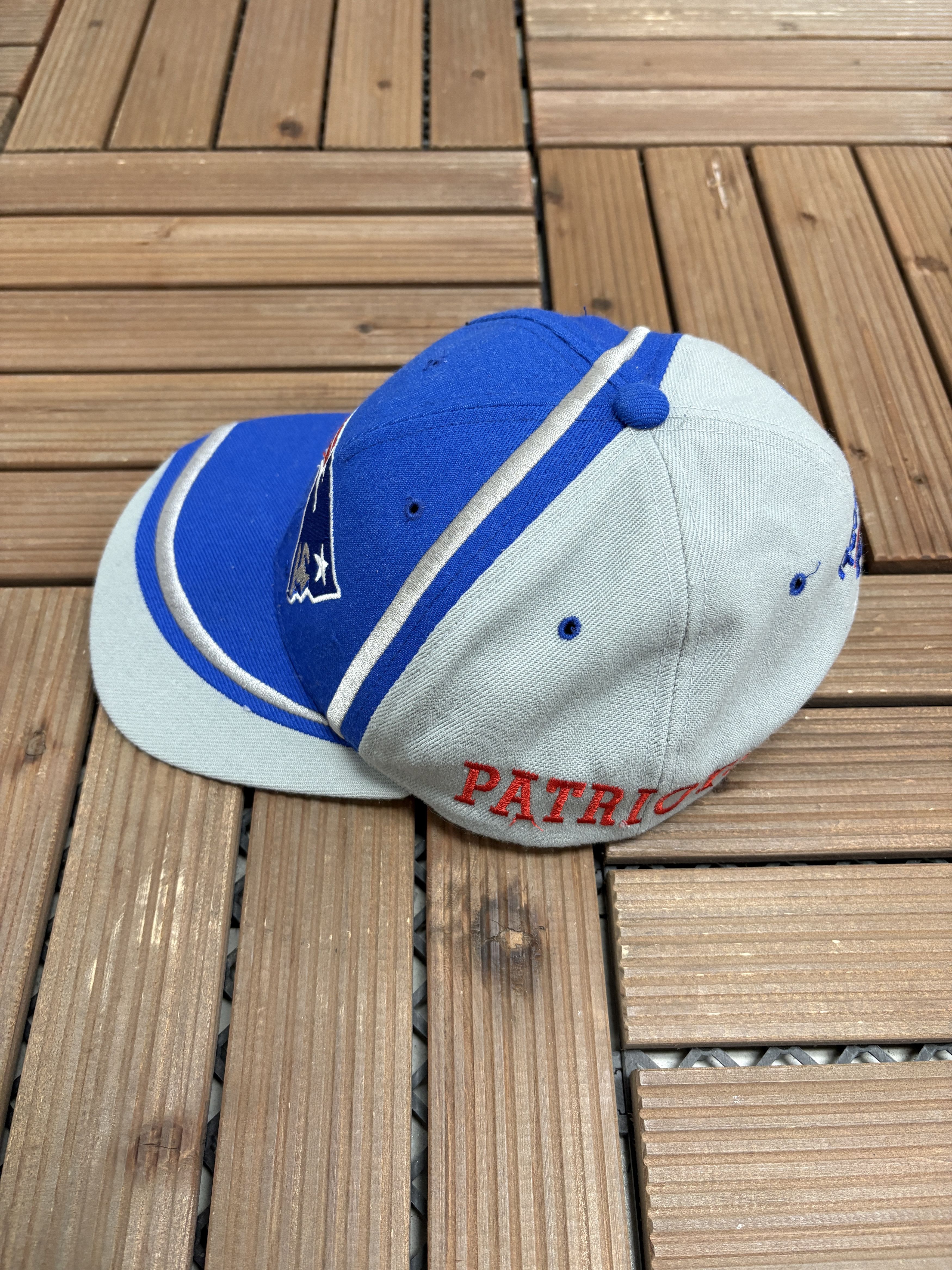 Reebok New England Patriots Embroidered Vintage Blue Snap Back Hat Size ONE SIZE - 4 Thumbnail