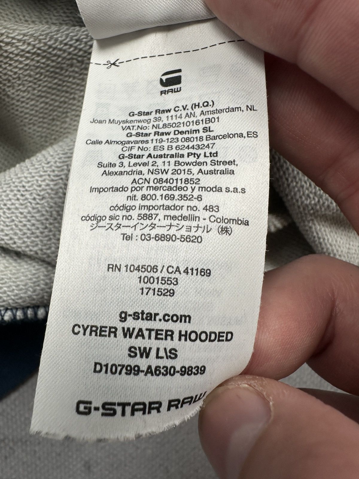 G-Star G Star Raw Jaden Smith Water Limited Hoodie Big Logo Size US L / EU 52-54 / 3 - 10 Thumbnail